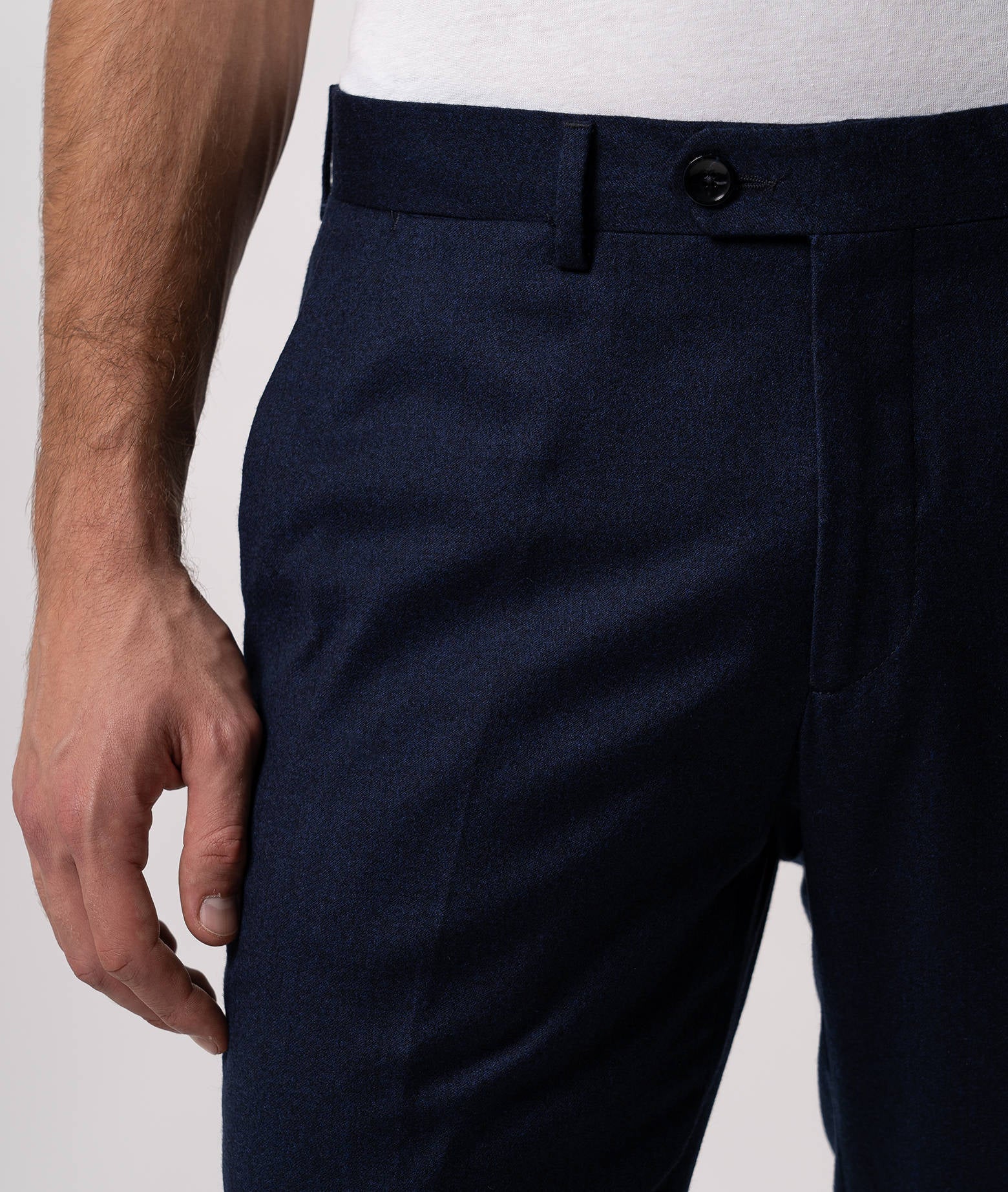 Wool Trousers St.moritz Navy Sportswear