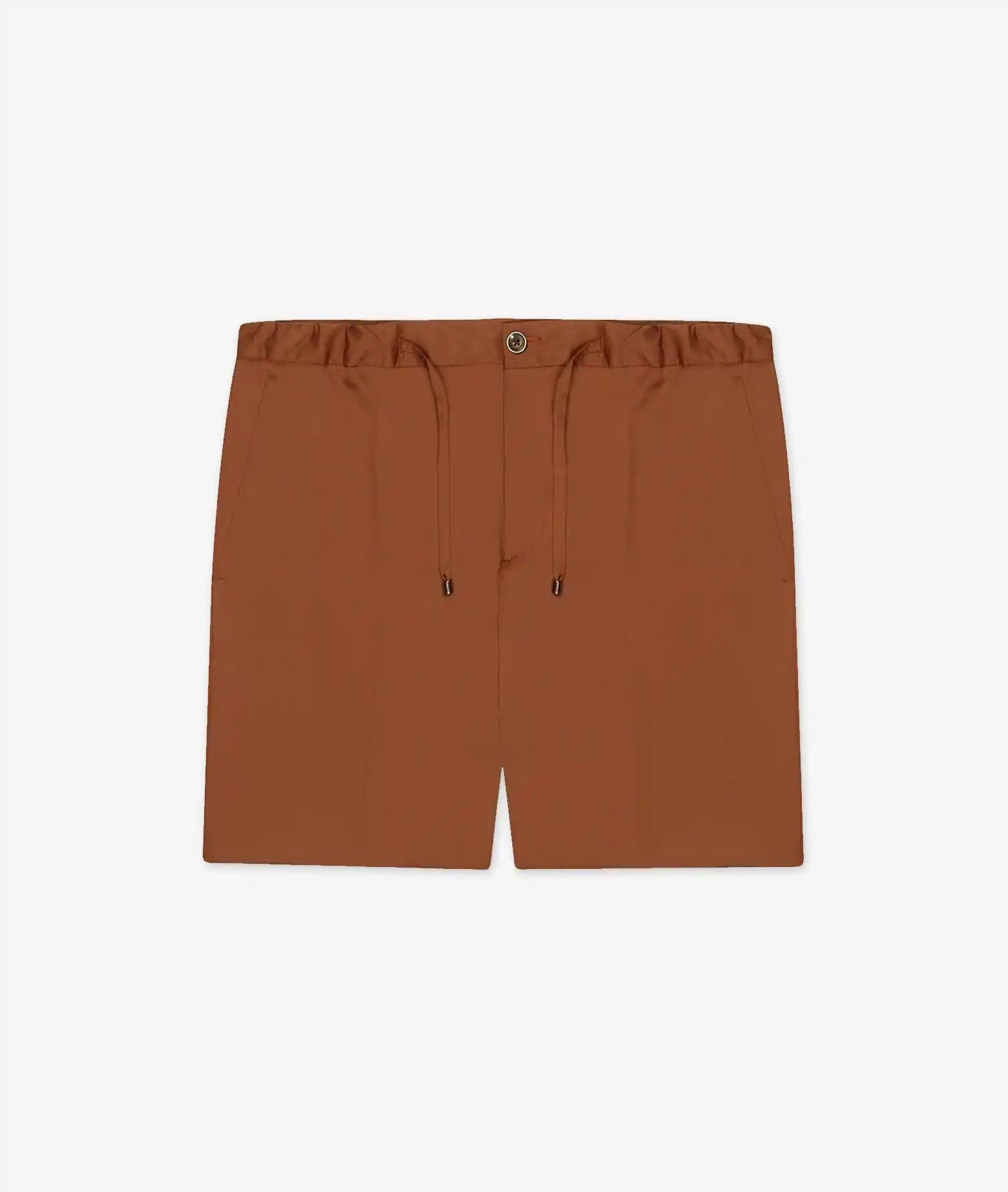 Wool Shorts Positano Brown Sportswear Trousers