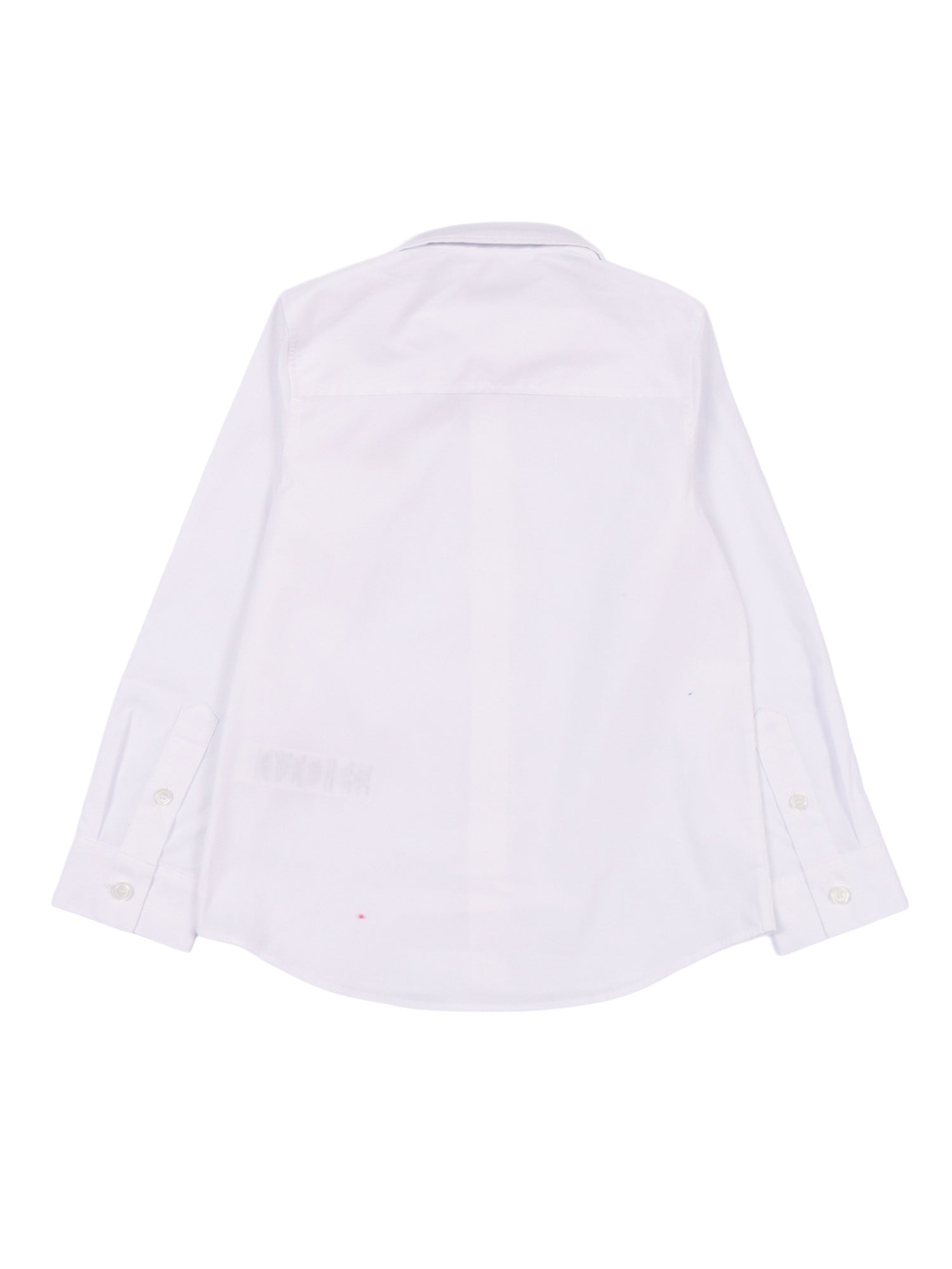Kid Boy Shirts White Cotton Elastane