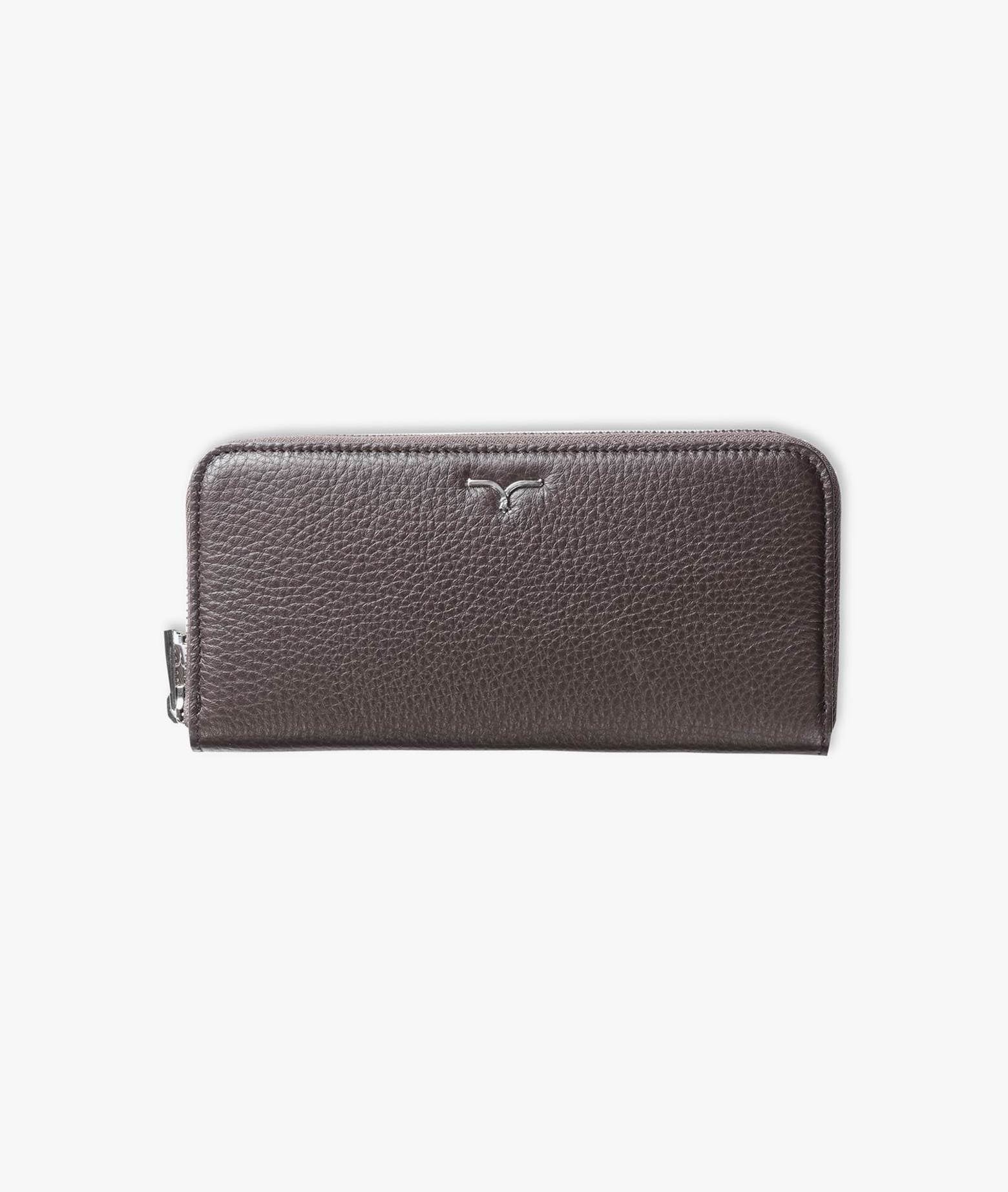 Zippered Wallet Lira Chocolate And Money Holder