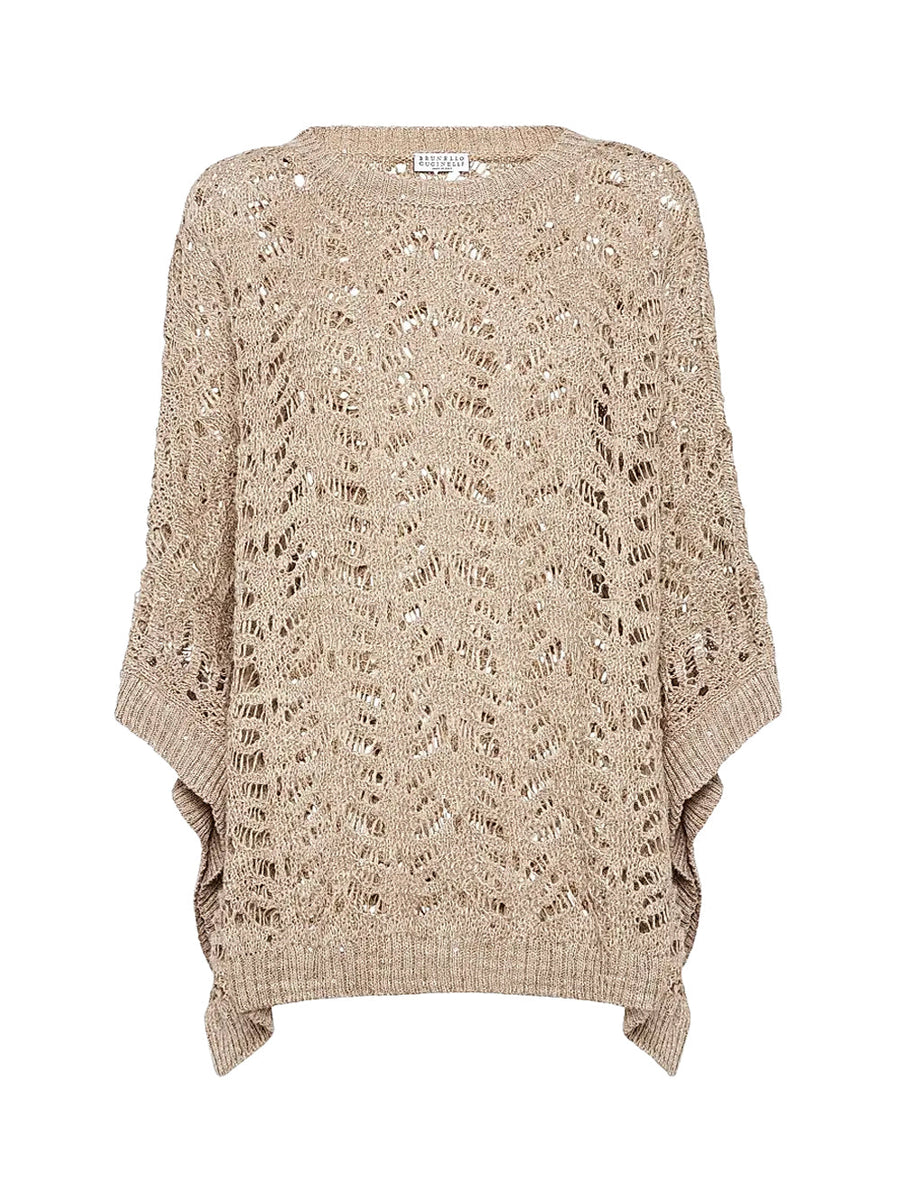 Brunello Cucinelli Poncho Beige Women >> Rtw Cape
