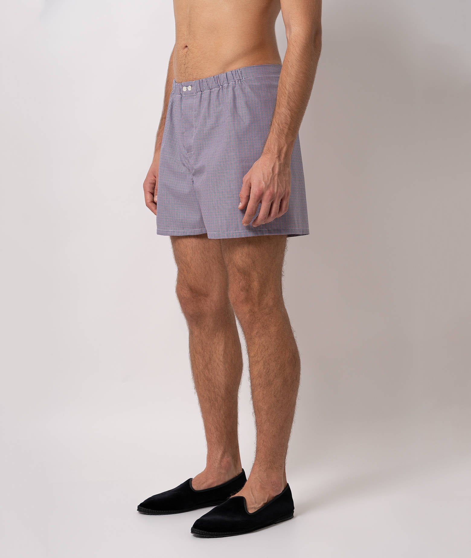 Boxer Shorts Square Blue Underwear