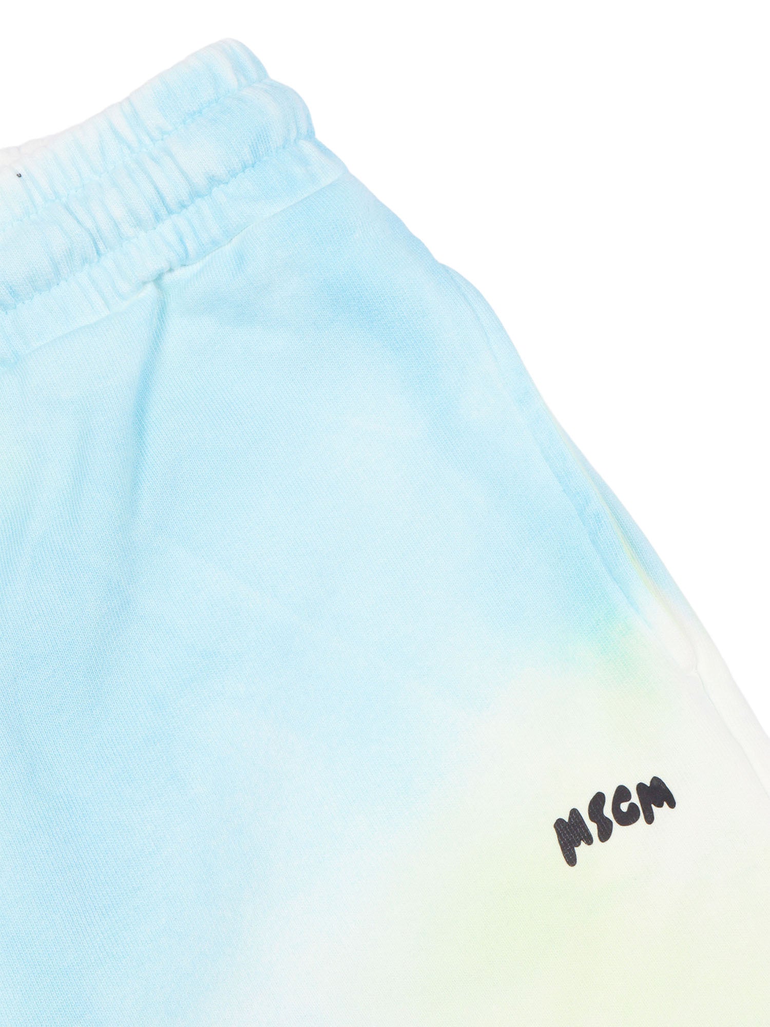 FLEECE BERMUDA BOY Light Blue Cotton Short
