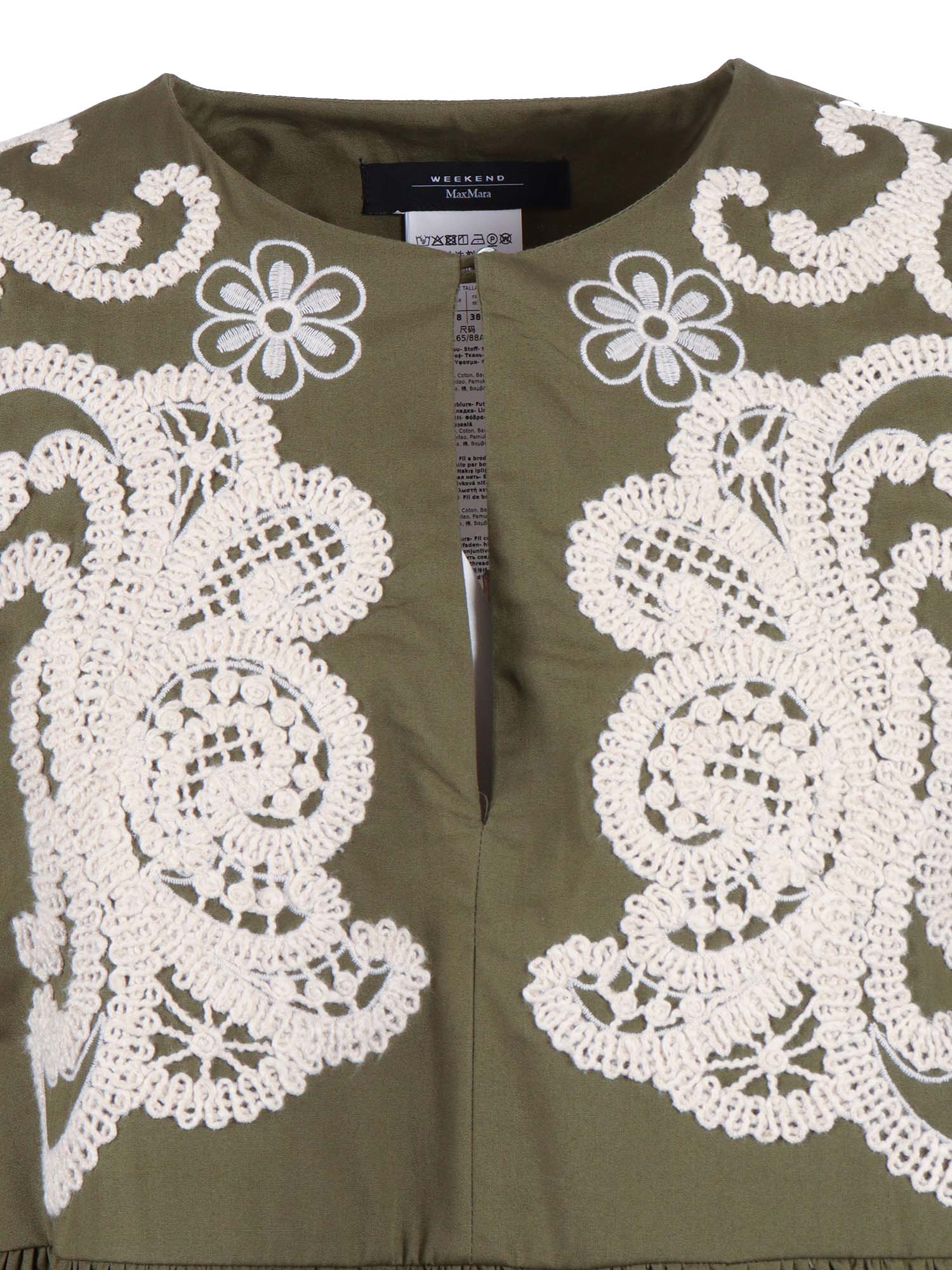 Dress Green Cotton Lining Midi