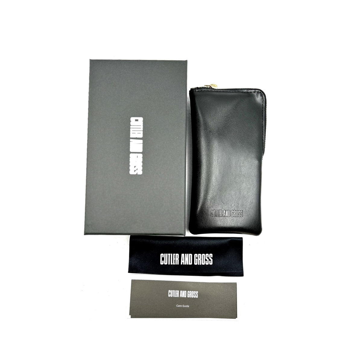Cutler And Gross The Great Frog 005 01 Black Bones Link Nero Acetate Occhiali Da Sole