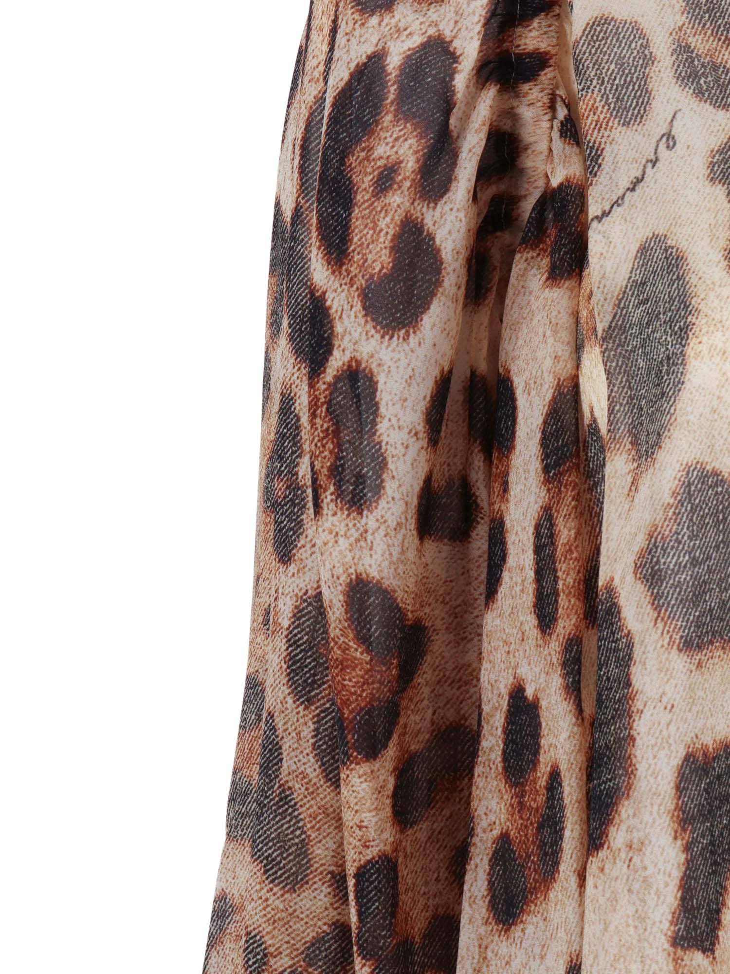 Leopard Print Shirt Brown