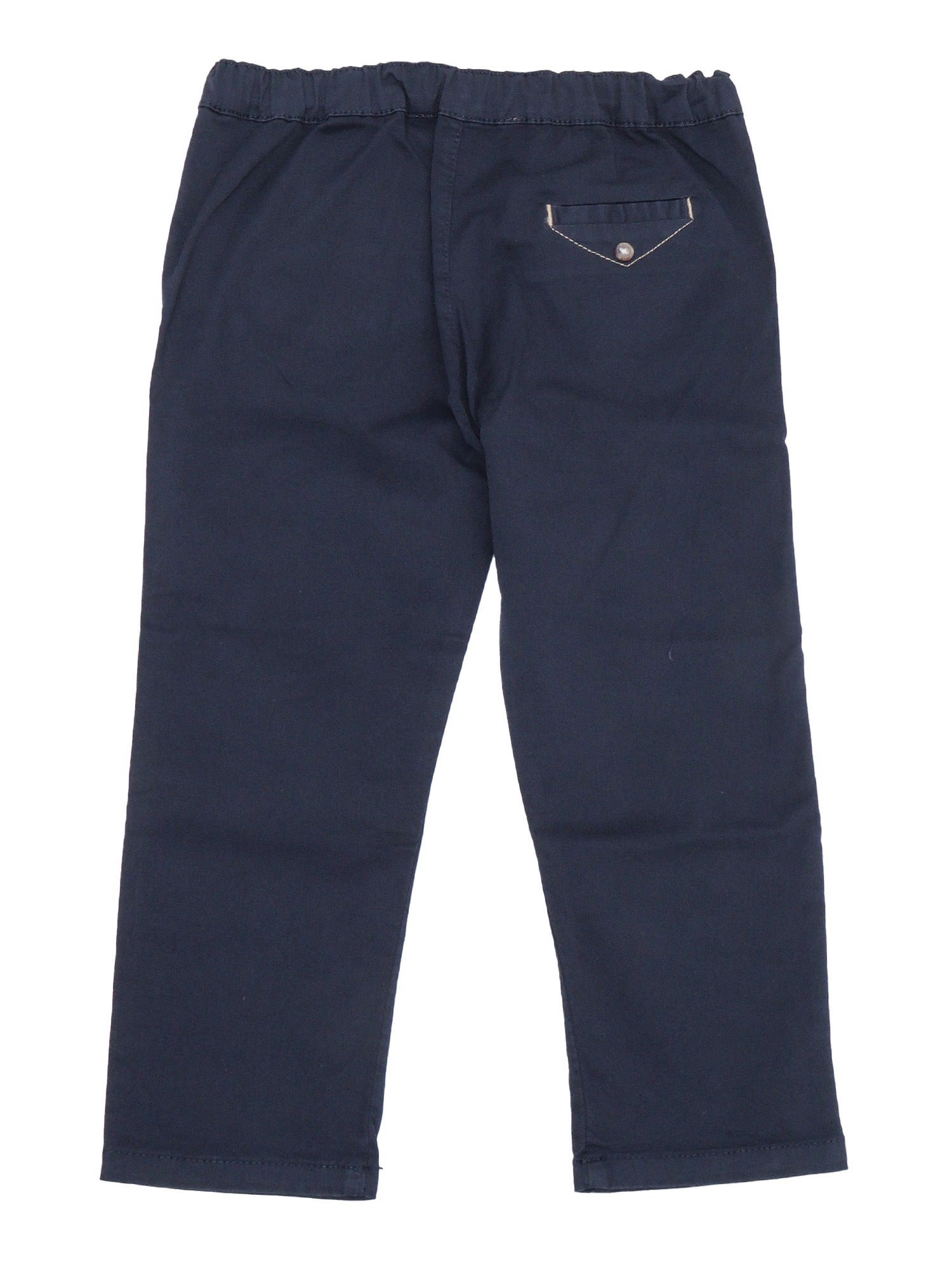 PANTS Blue Cotton Elastane