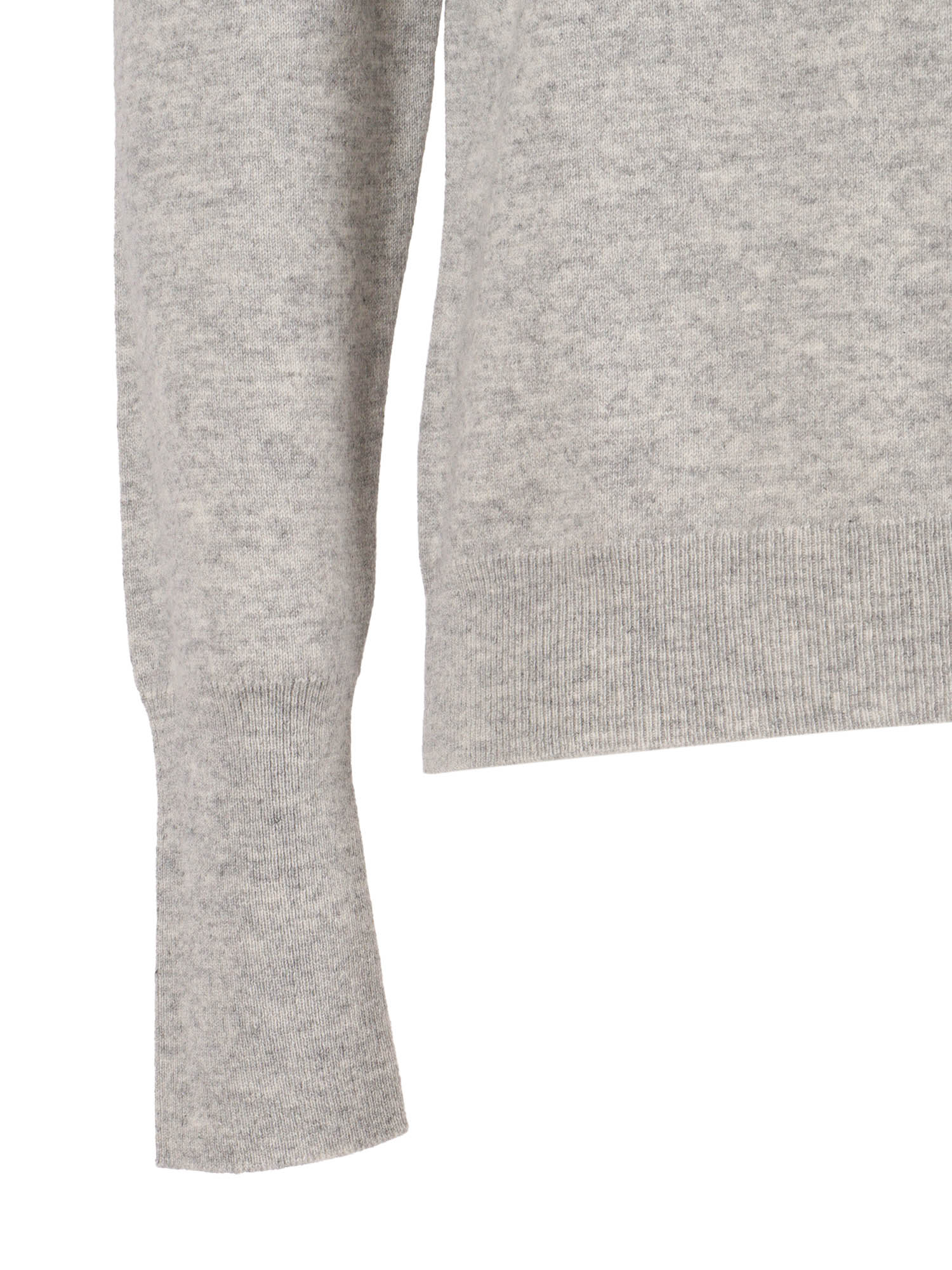 T Neck Pullover Grey Cashmere Turtleneck