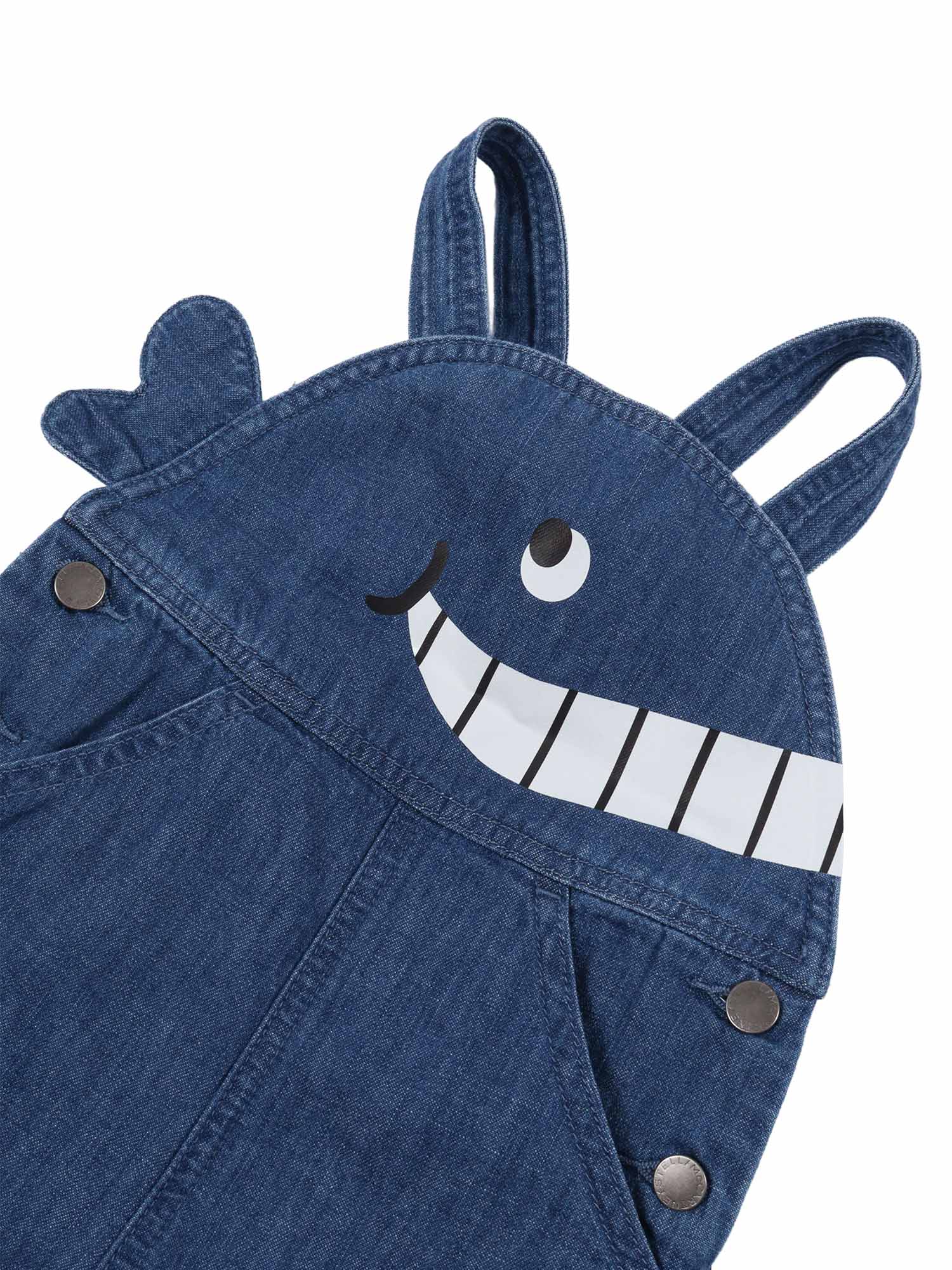 DUNGAREE Blue Cotton Dungarees