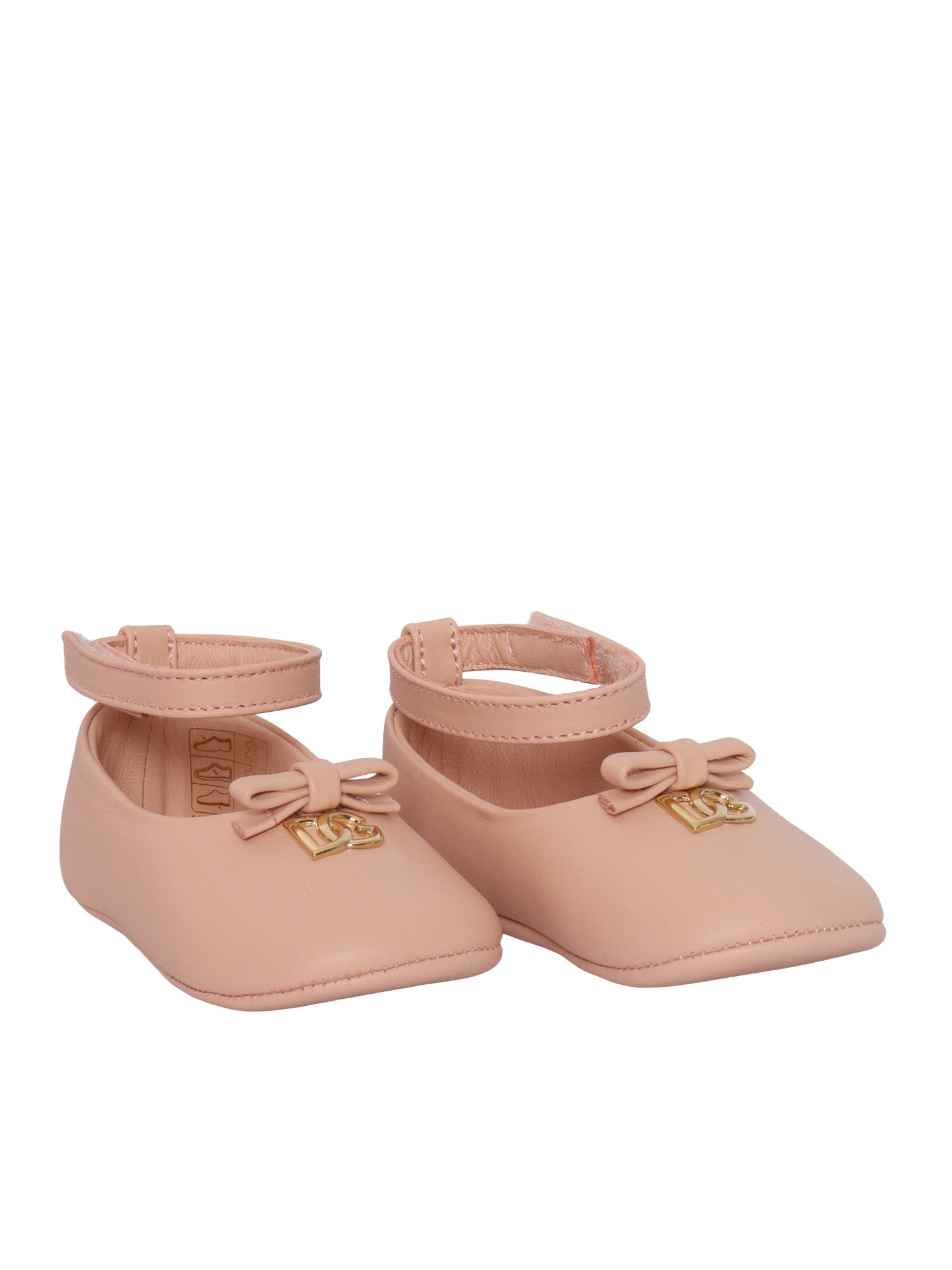 BALLERINAS Pink Lamb Leather Flat Shoes