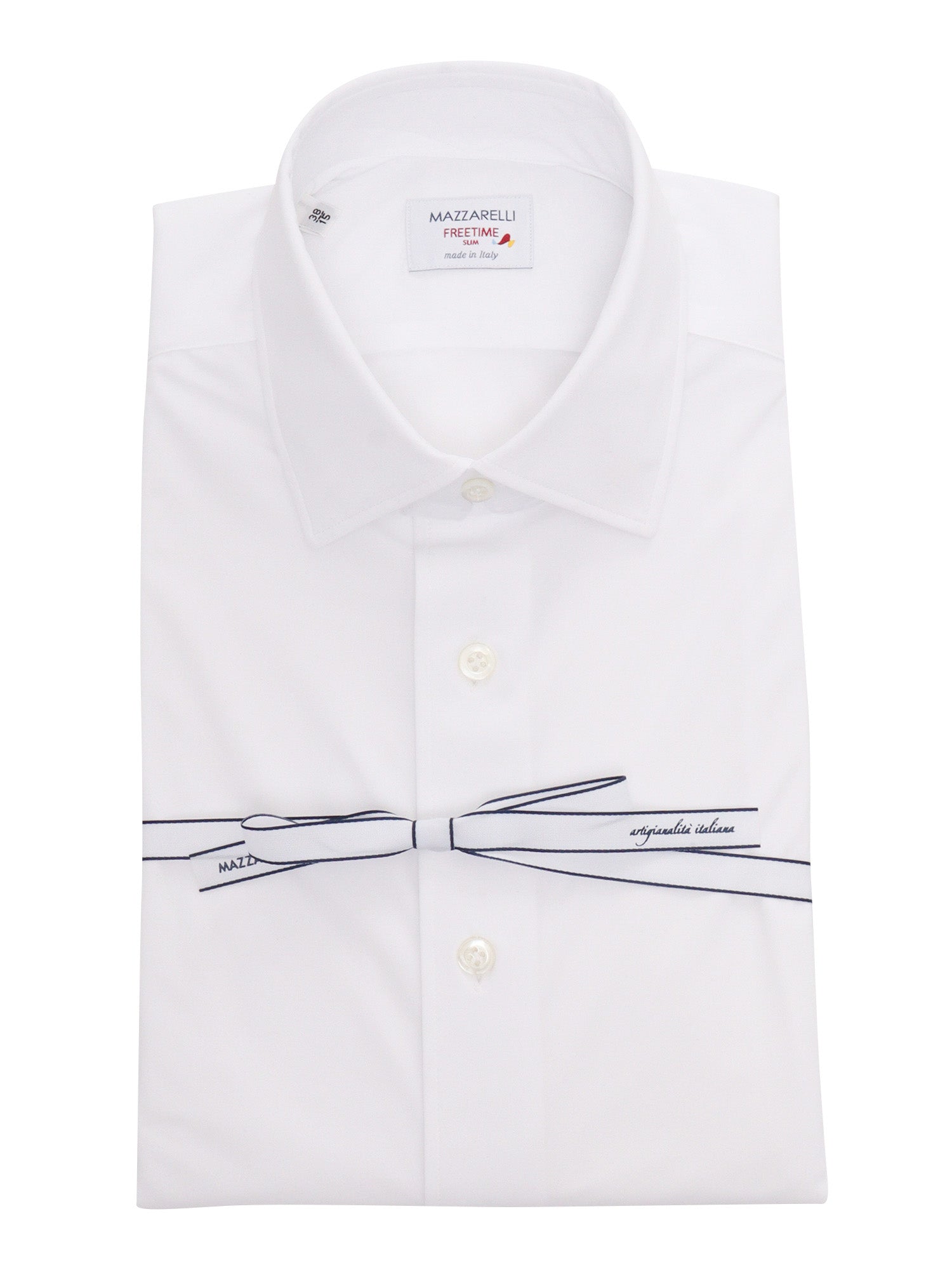 White freetime shirt Polyamide Elastane