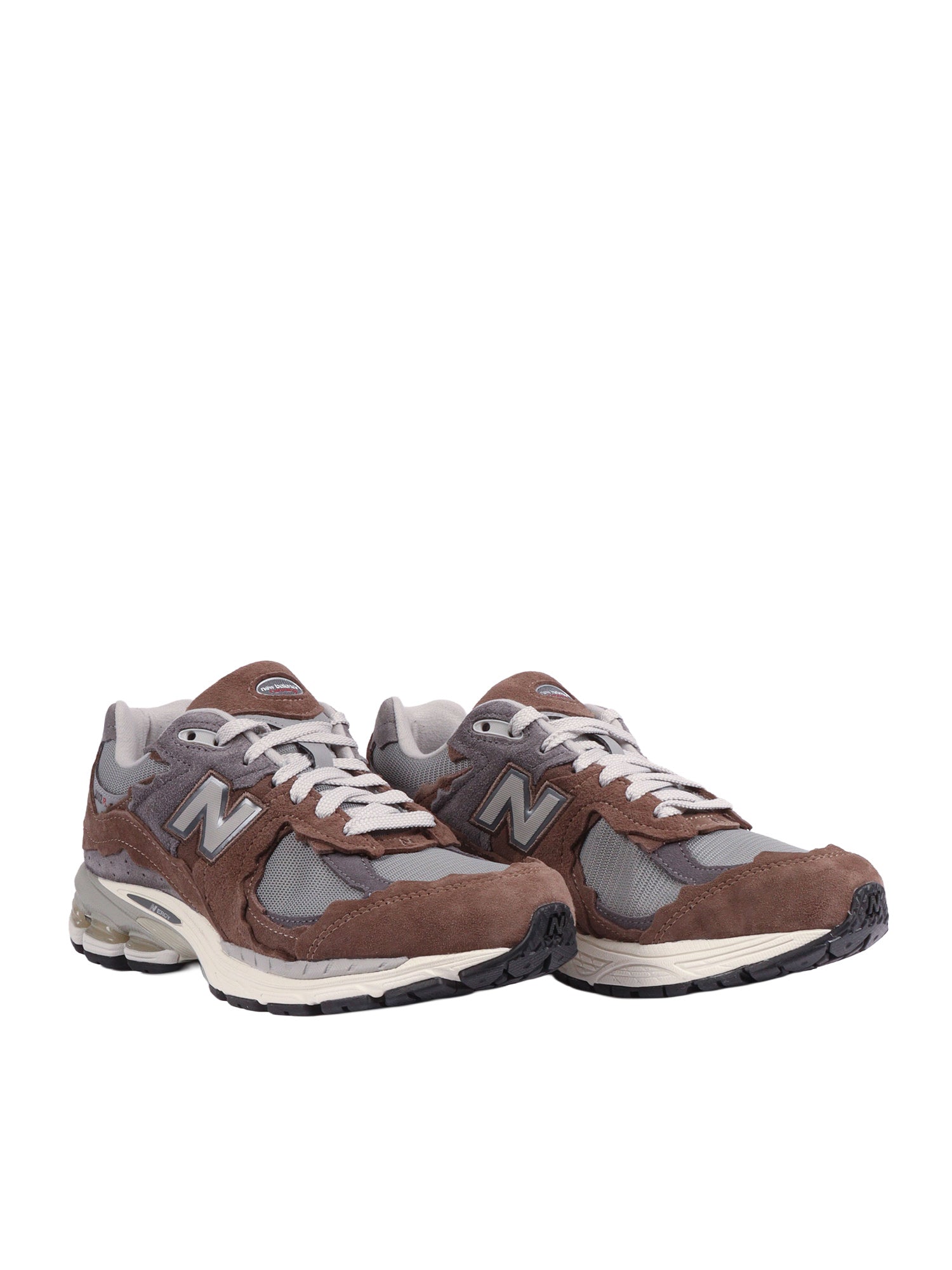 New Balance 2002r Sneaker Brown Suede Fabric 2 Mesh