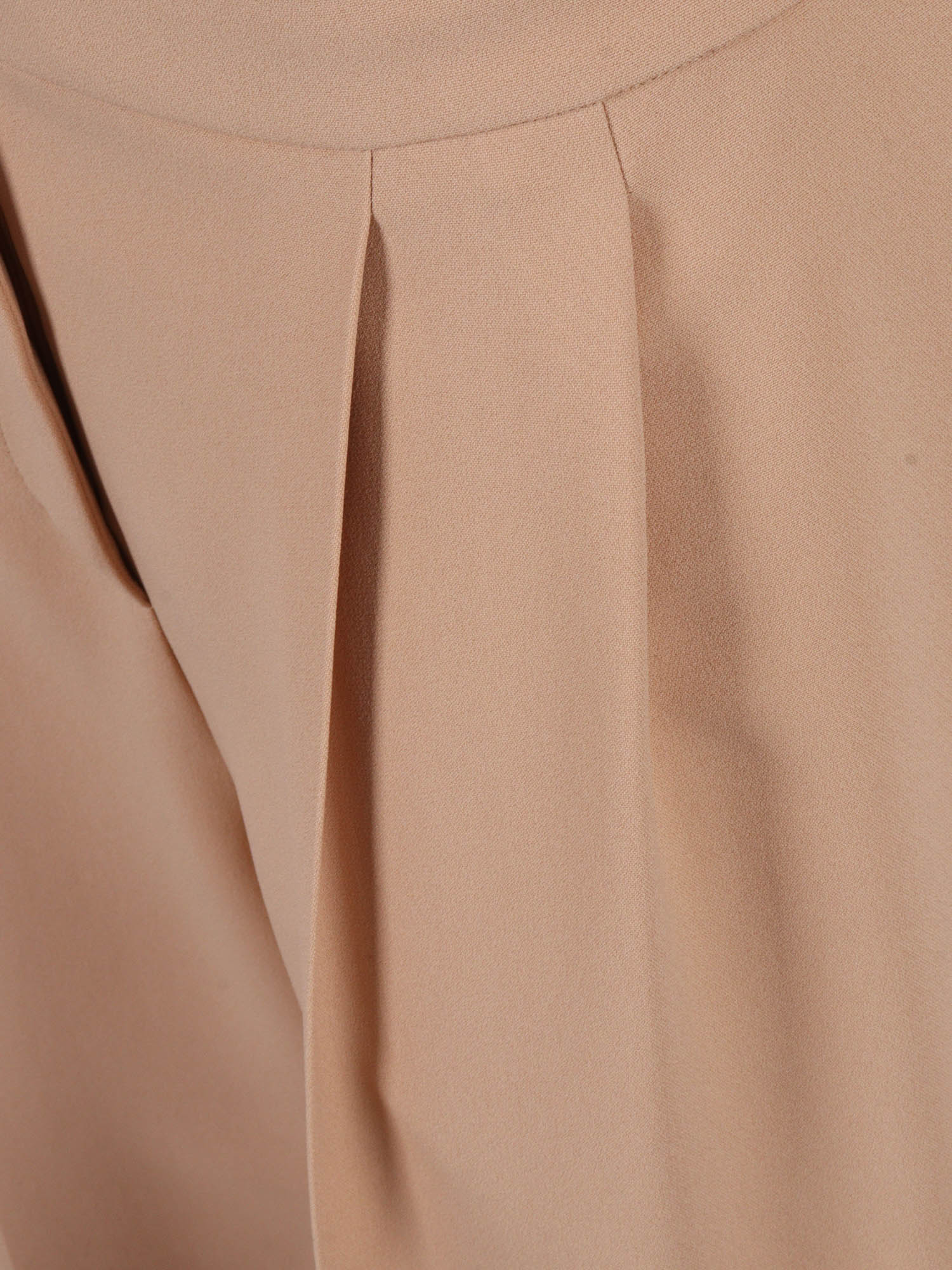 Pants Beige Viscose Acetate Elastane