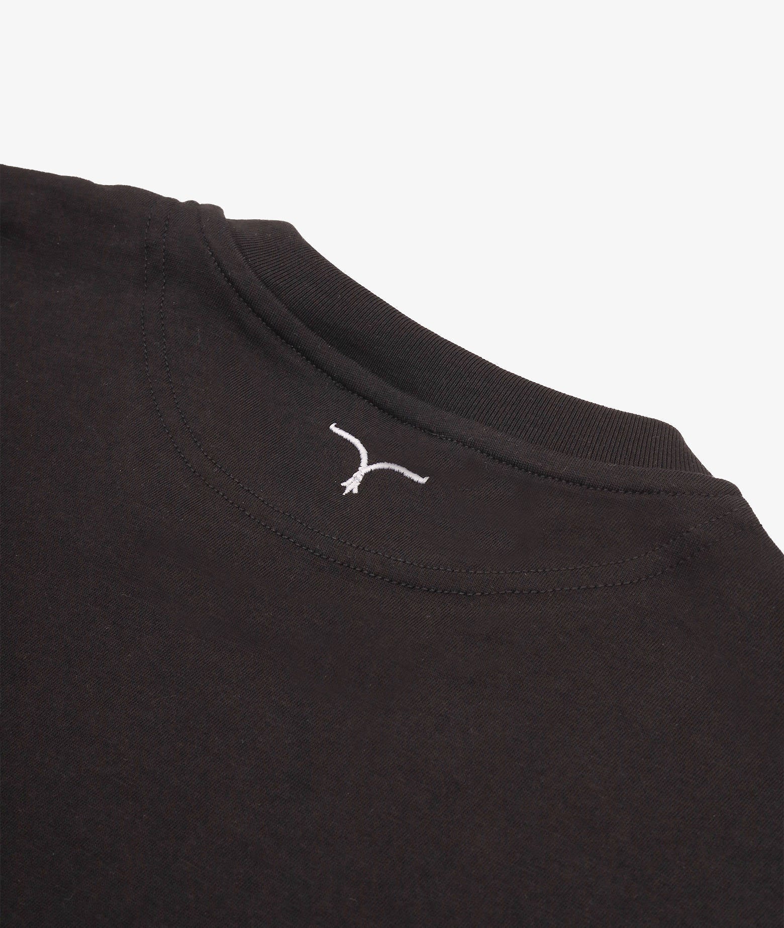 Long-Sleeve Cotton T-Shirt Maratea White Long Sleeve Round Neck