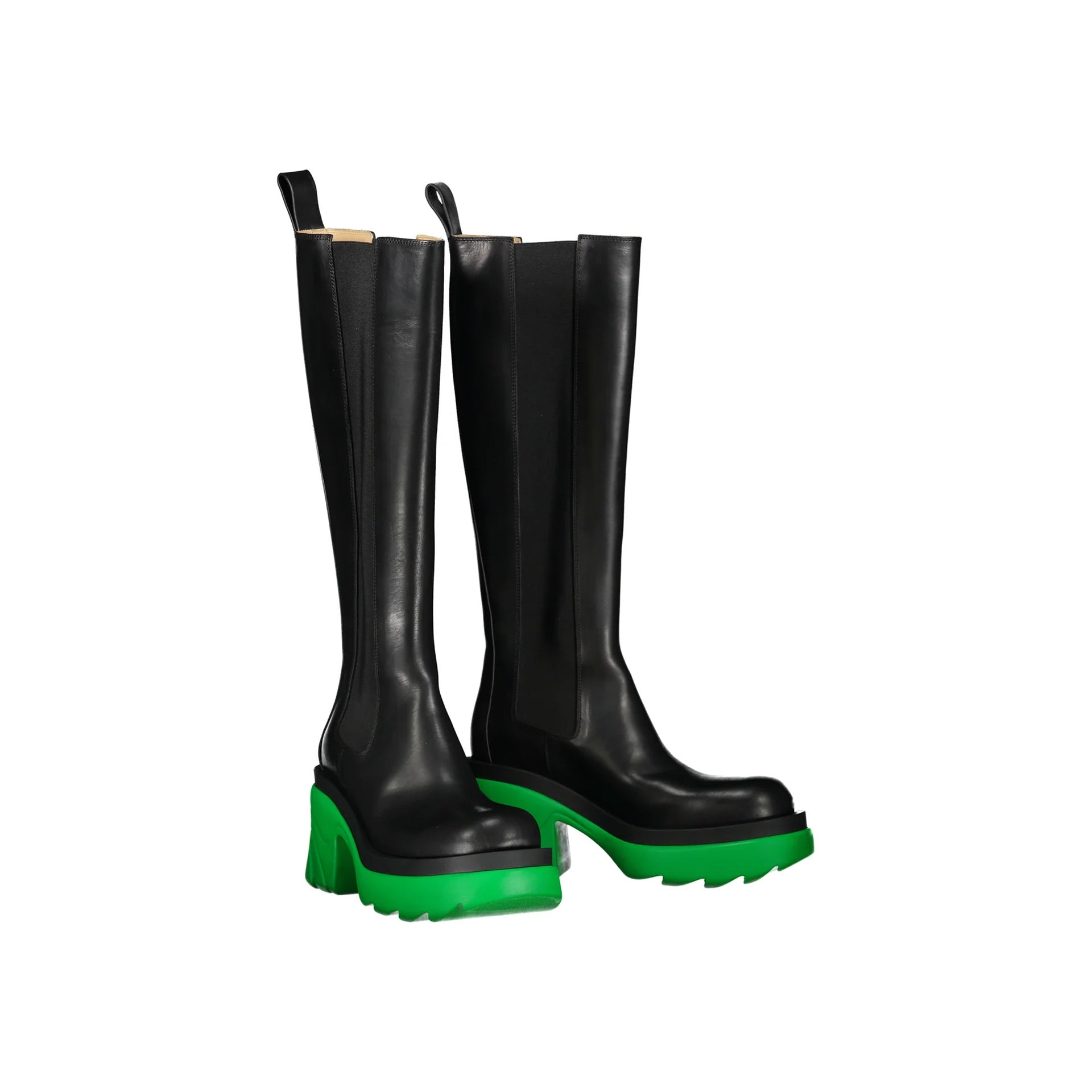 Flash Leather Boots Black