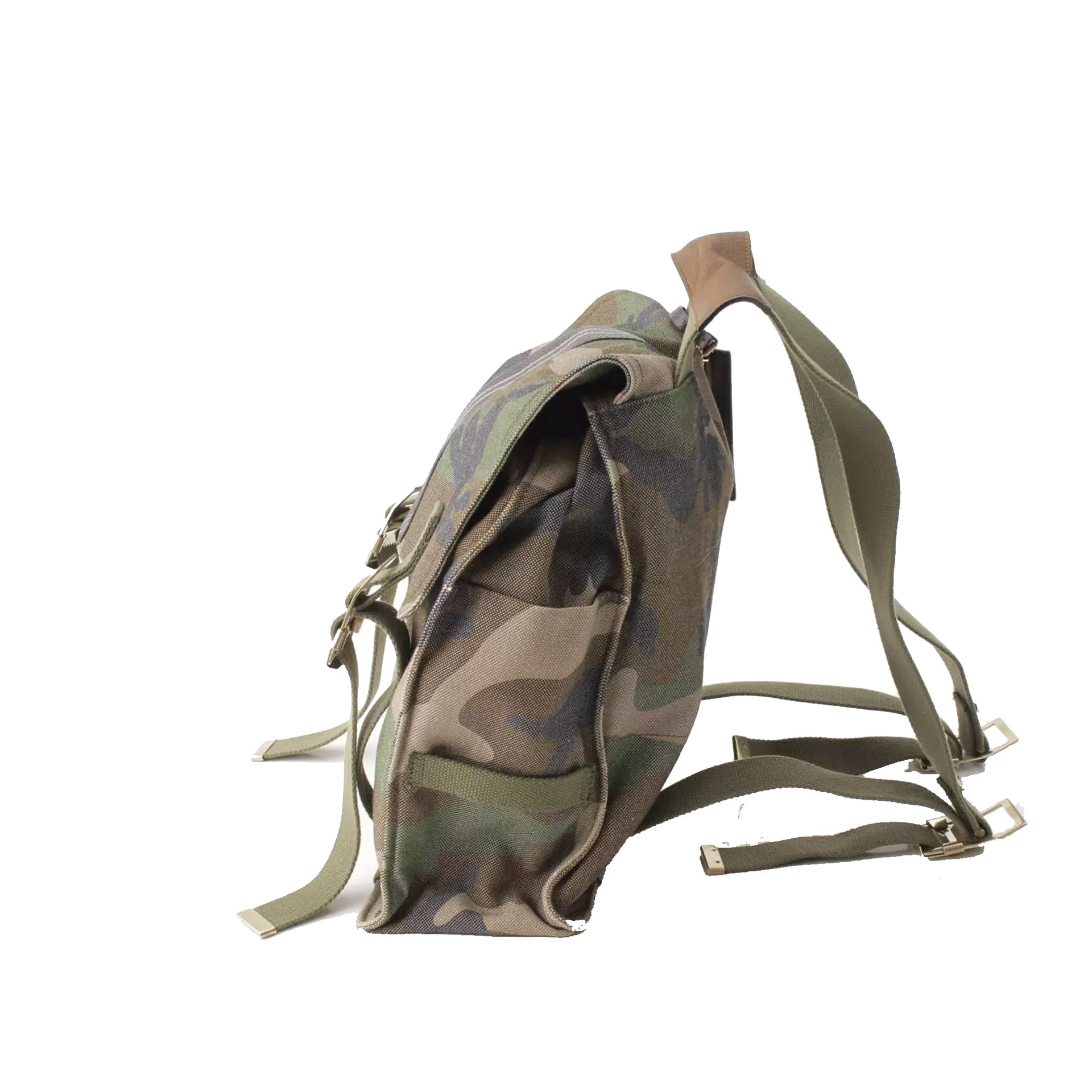 Military Canvas Backpack Green