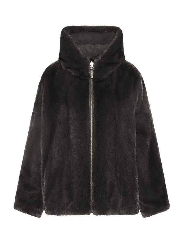 Yves Salomon Reversible Parka Mink Mahogany Women >> Rtw Jacket
