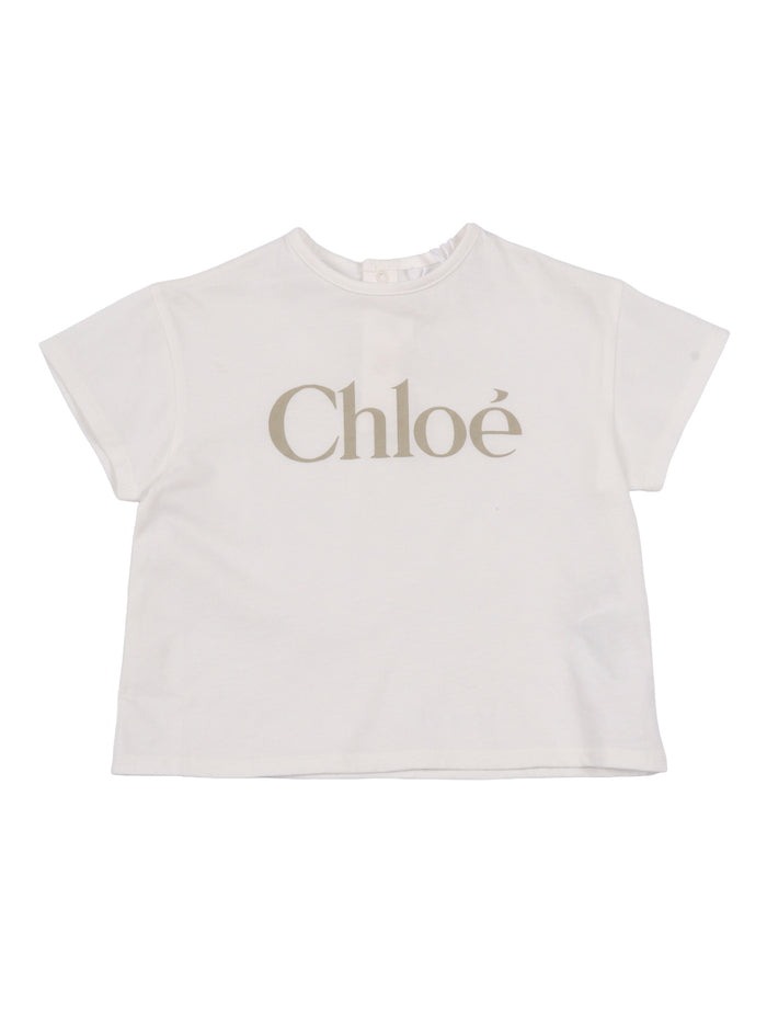 T-SHIRT White Cotton Short Sleeves