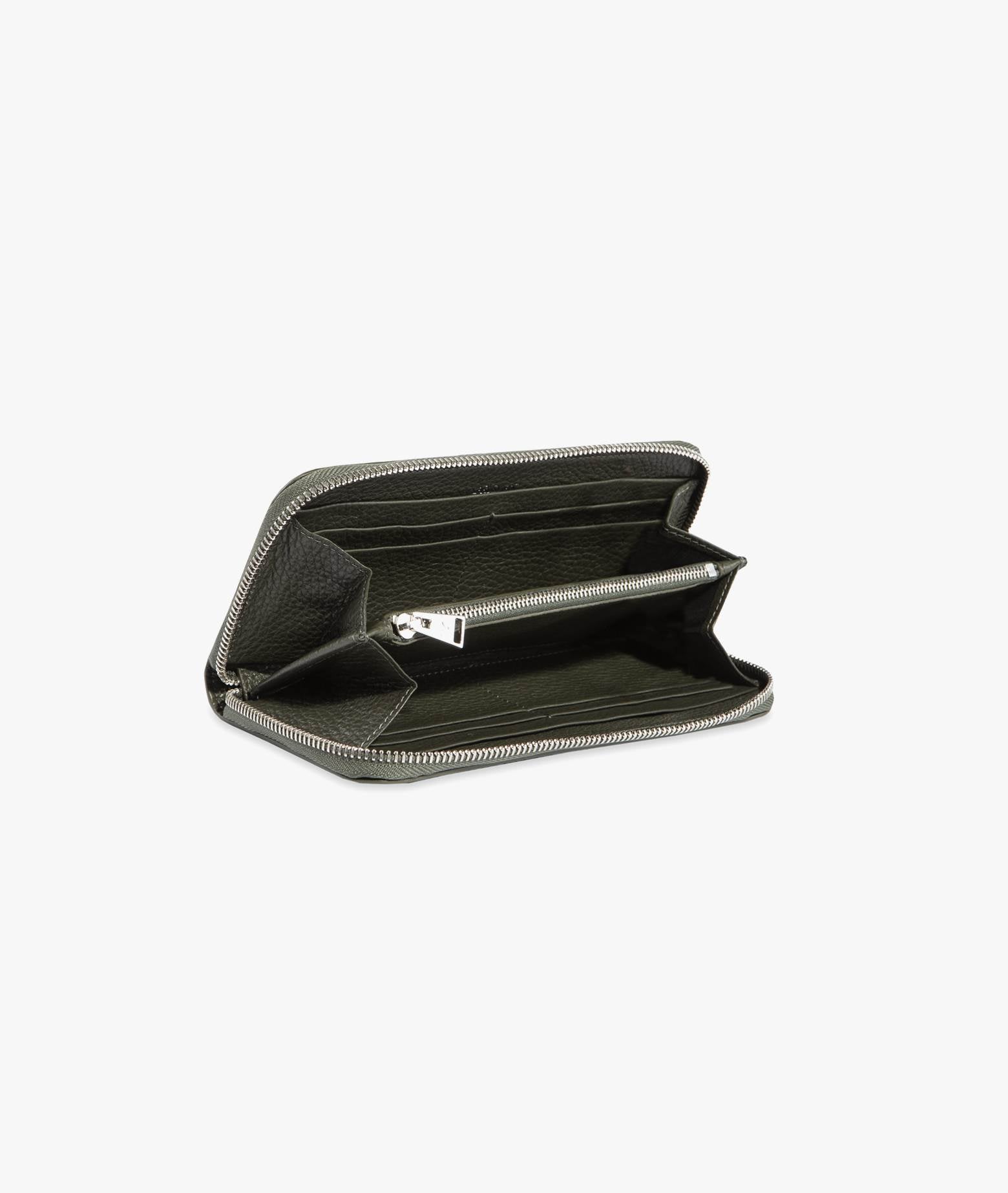 Zippered Wallet Lira Chocolate And Money Holder