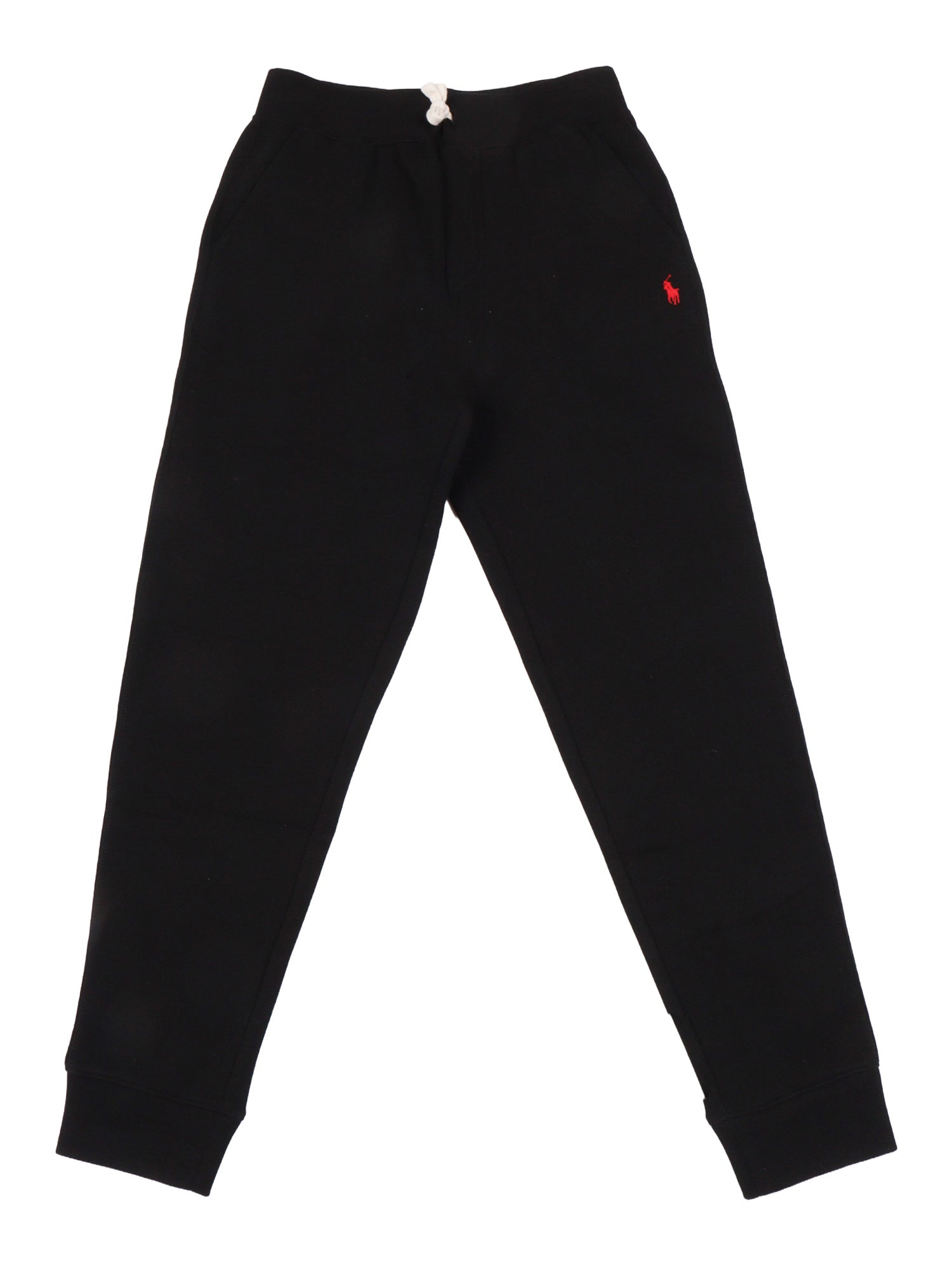 JOGGER-BOTTOMS-PANT Black Cotton Polyester Trackpants