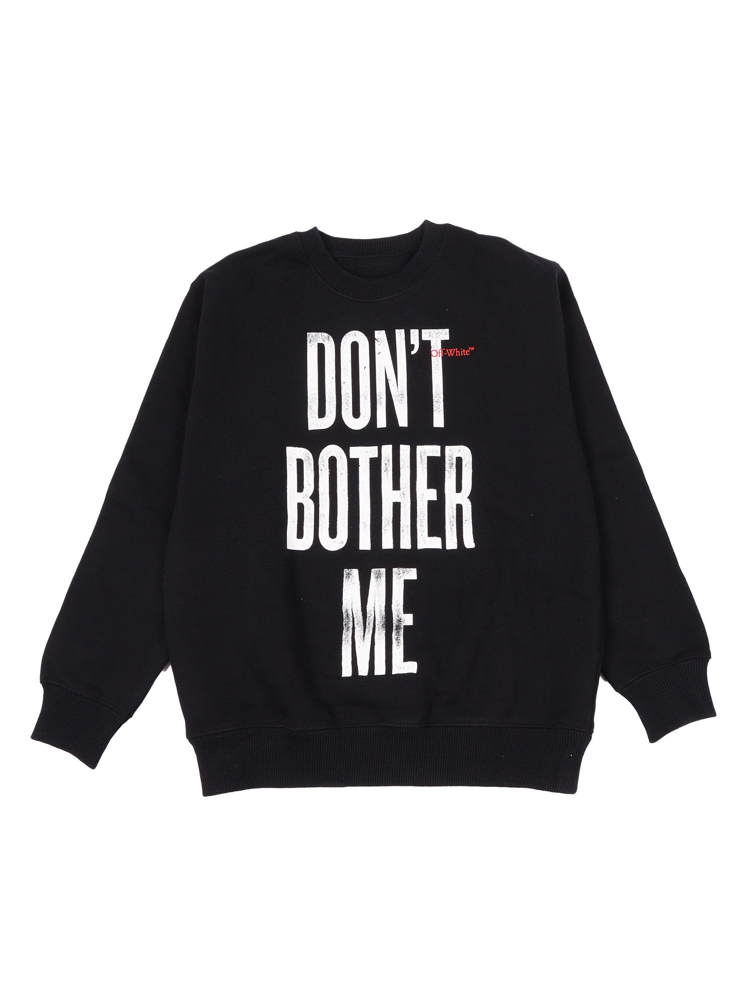 Quote Crewneck Black - Red Sweatshirt