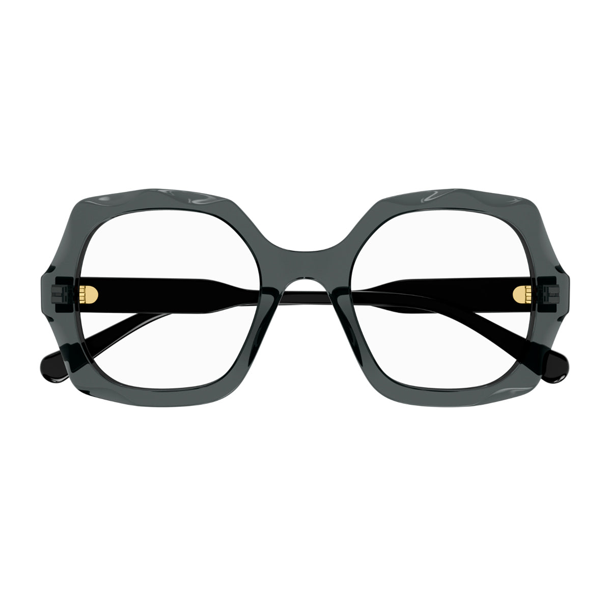 Chloé CH0228O Linea 001 Grey Black Transparent Grigio Acetate Occhiali Da Vista