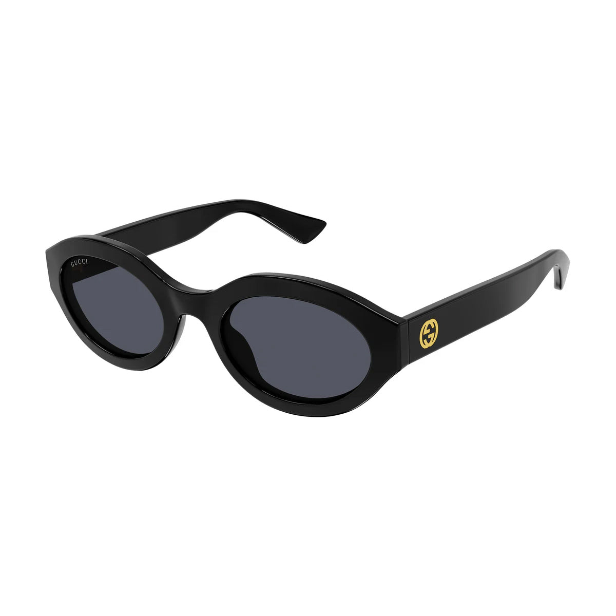 GG1579S LINE GG LOGO 001 black grey Nero Injected Occhiali Sole