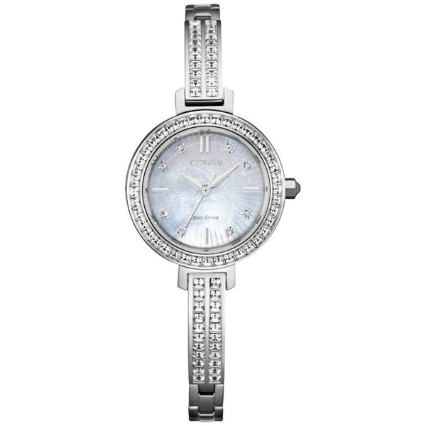 Citizen Womens Silhouette Crystal White