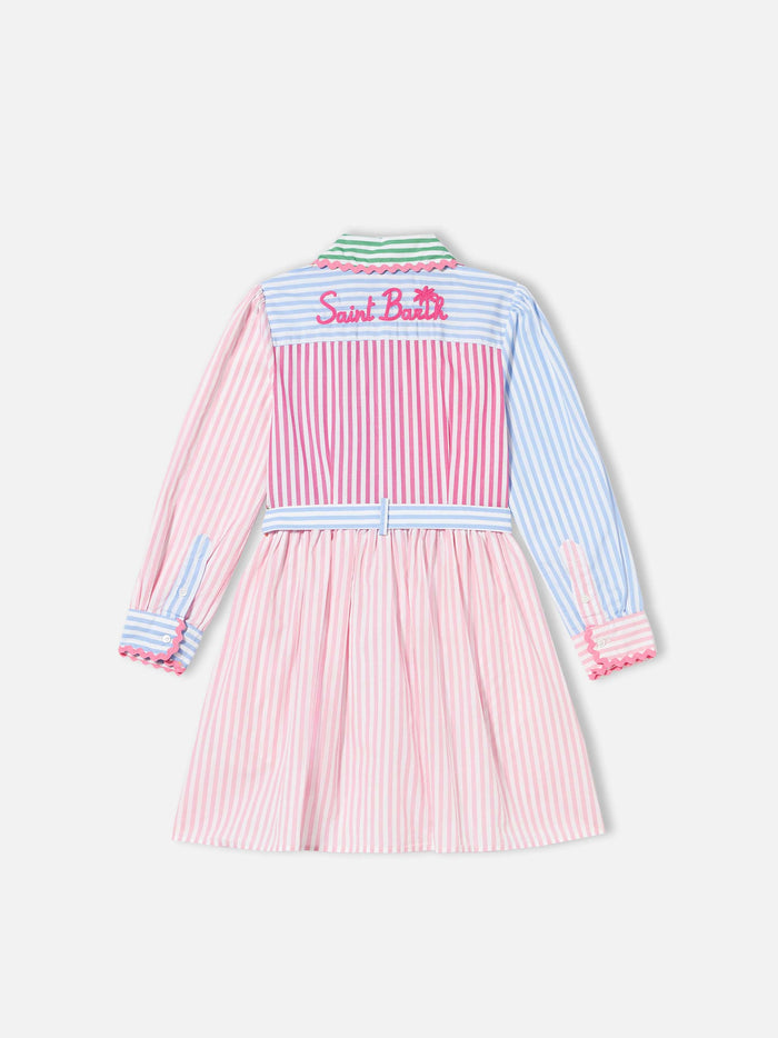 Cotton Short Dress Darya With Embroidery __single__