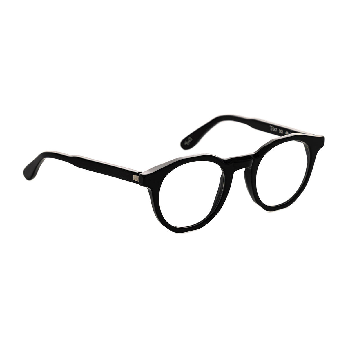 T097 001 Nero Acetato Occhiali Vista