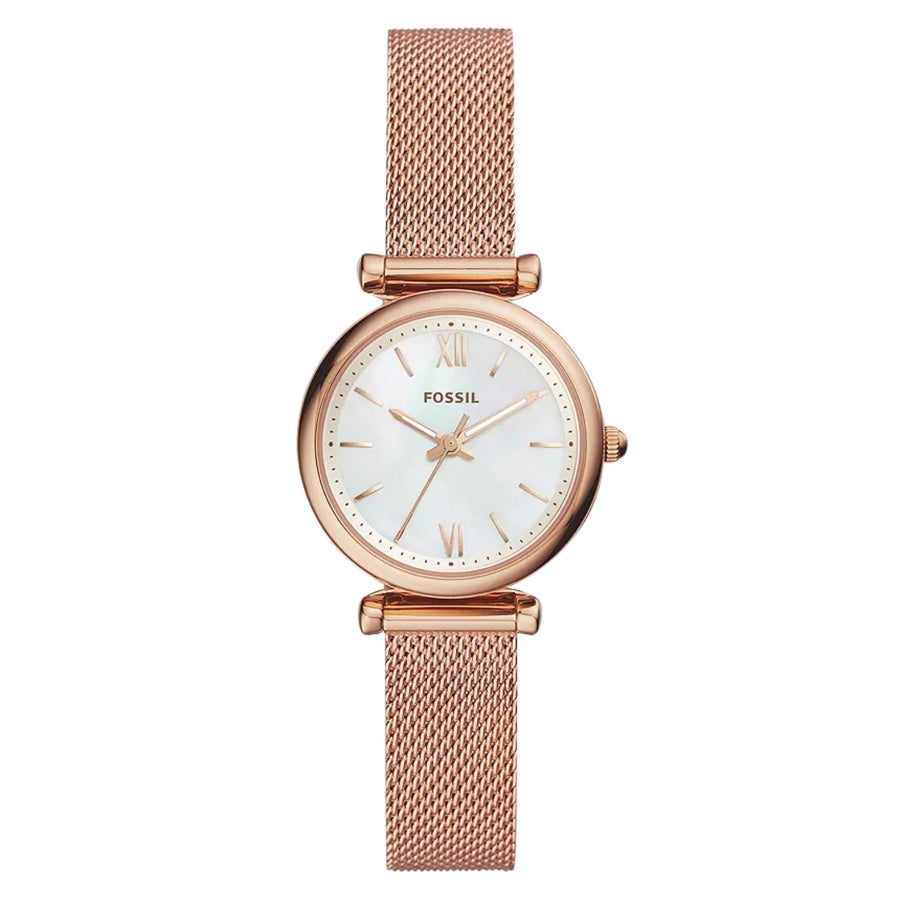 Fossil Womens Carlie White Watches