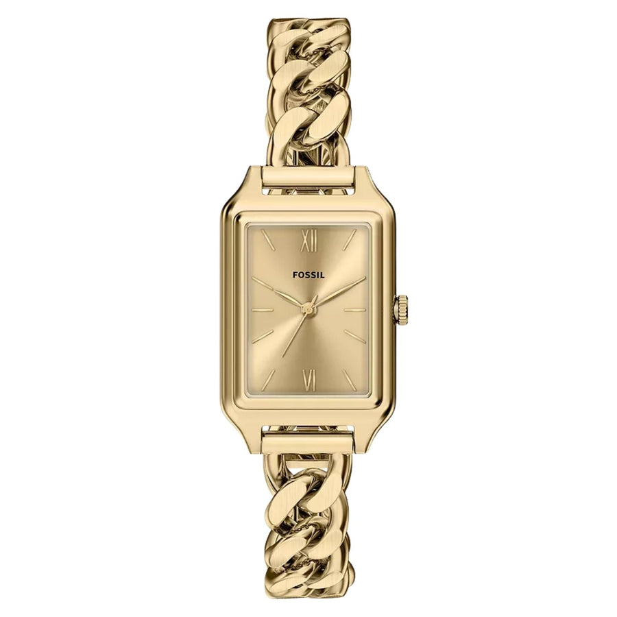 Fossil Stainless steel case watch in gold
