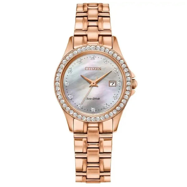 Citizen Stainless steel case watch in rose gold