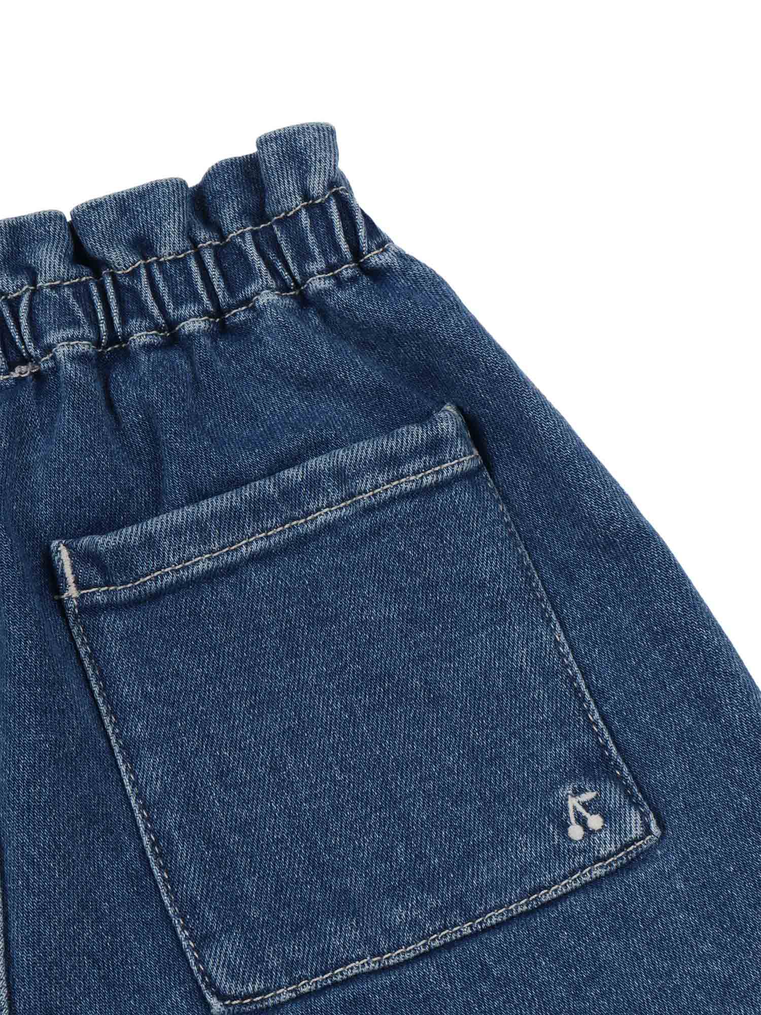 MILLY SHORTS Blue Organic Cotton Elastane
