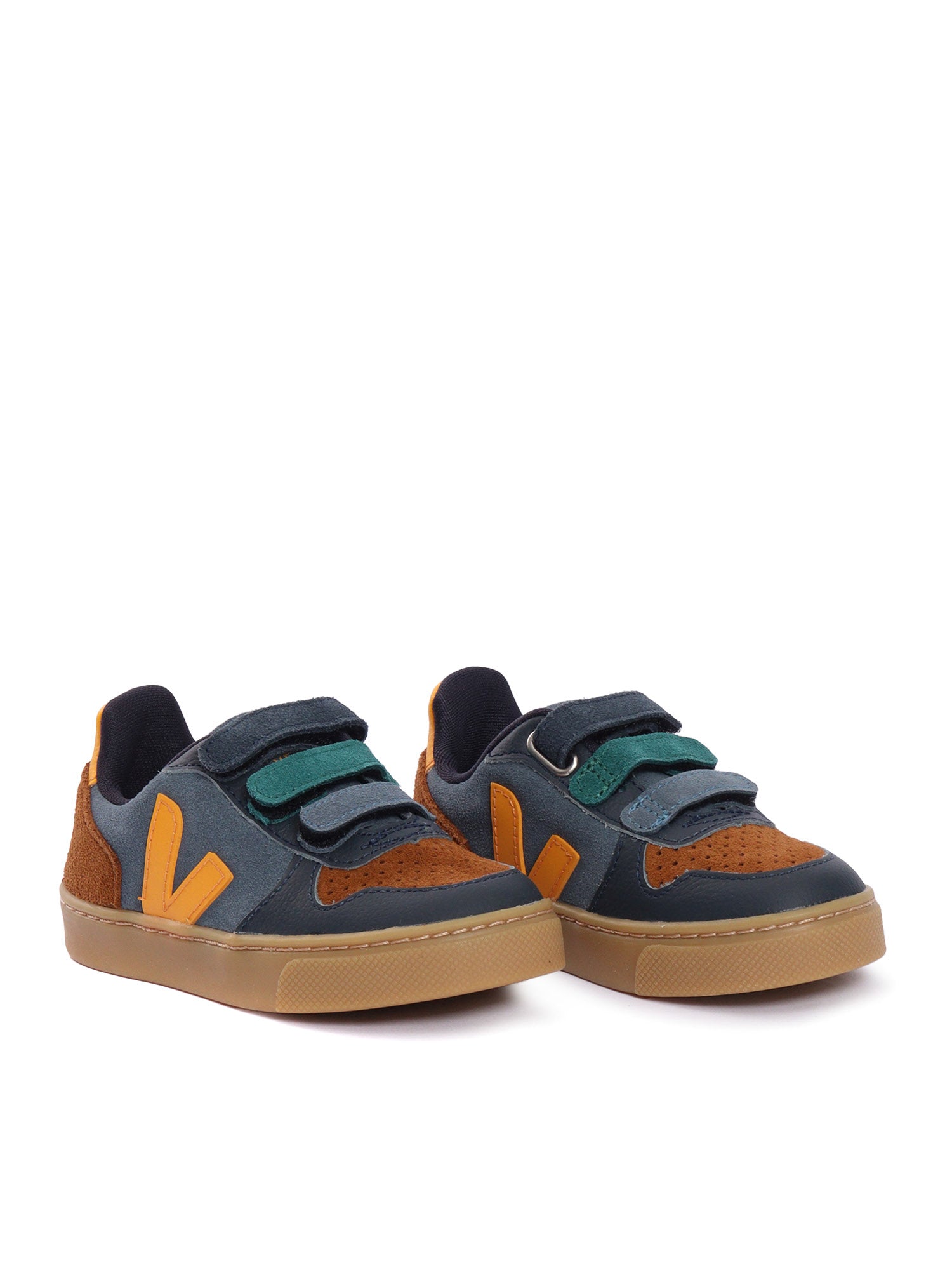 Small V-10 Suede Calif_ouro_natural Sneakers Grey Kid