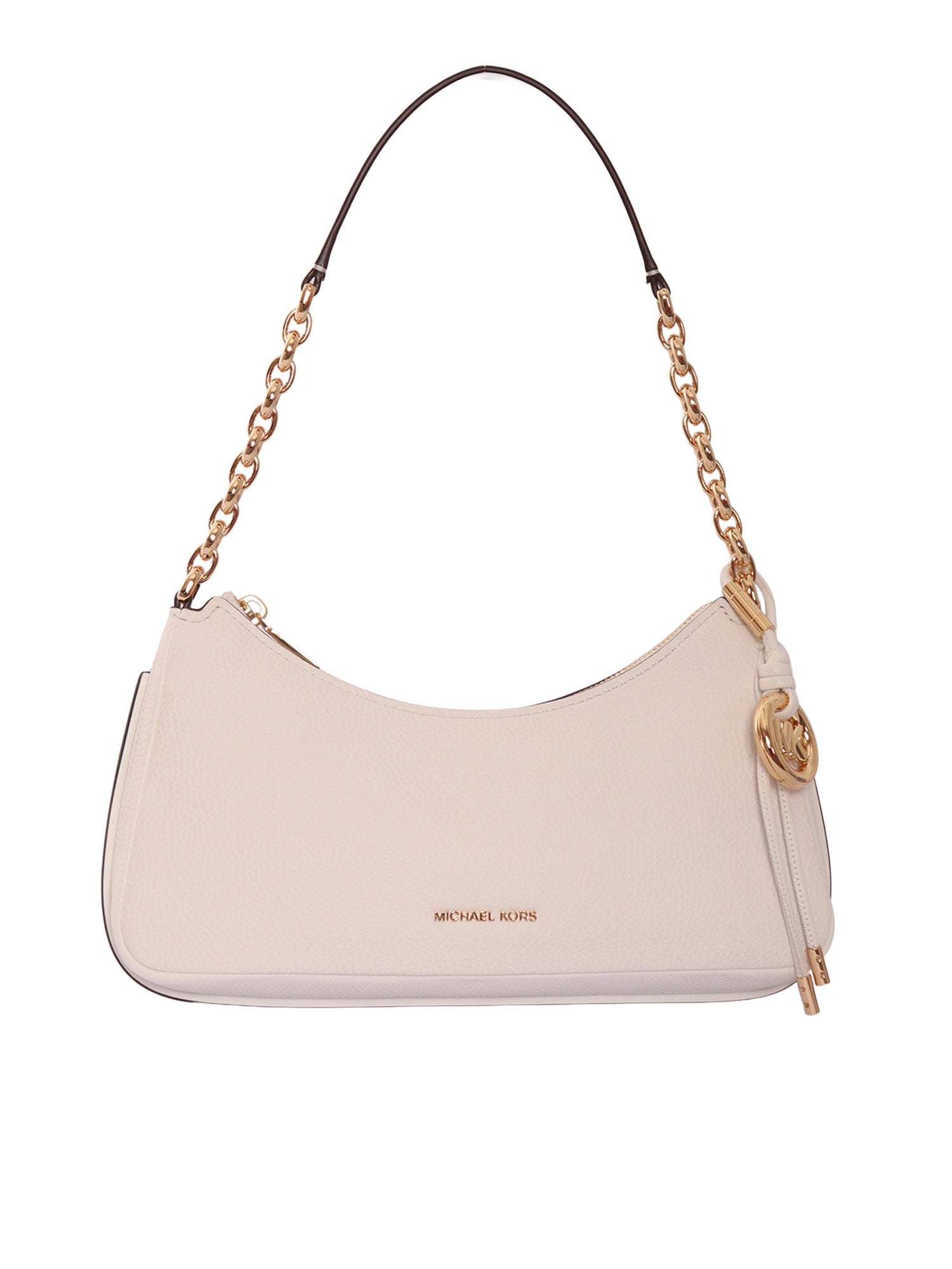 MD CHAIN POUCHETTE White Cow Leather Handbag