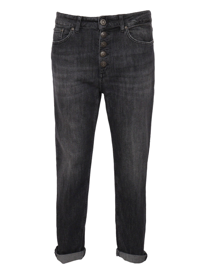 KOONS GIOIELLO PANTS Black Cotton Jean