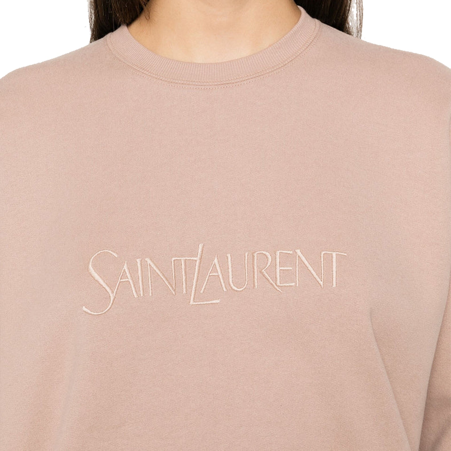 Cotton Logo Sweatshirt Pink
