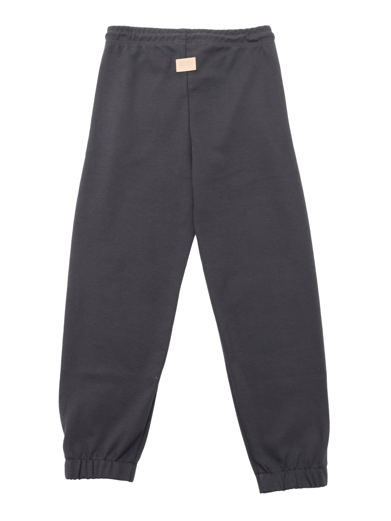 INTERLOCK PANTS UNISEX Black Cotton