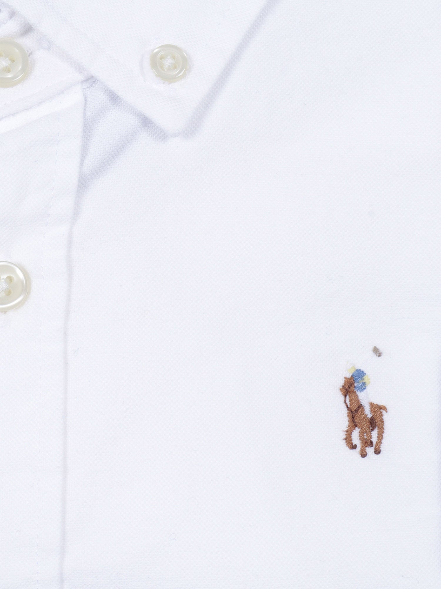 Trinetteox-Shirts-Button Front Shirt White Cotton