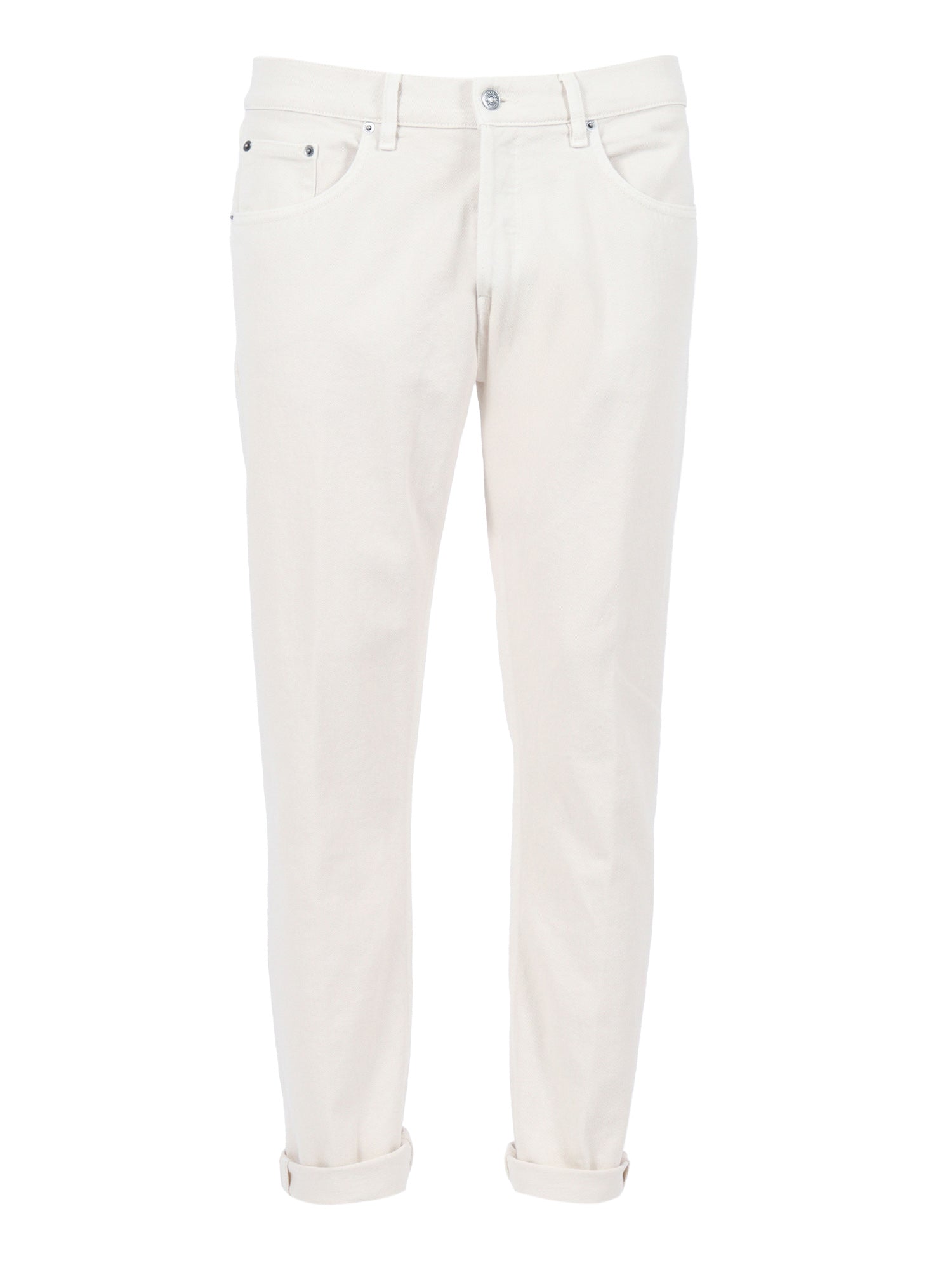 Icon Pants White Cotton Elastane Jean