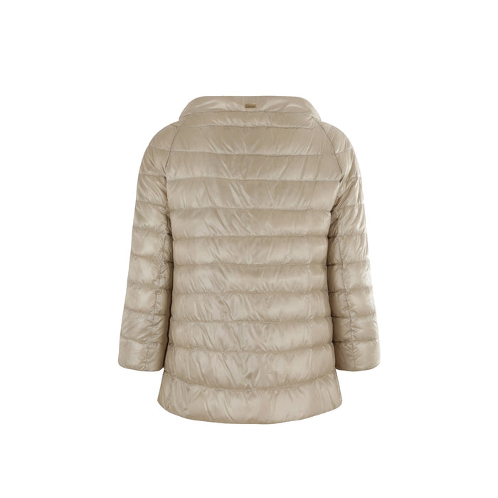 Herno Ultralight Down Jacket Beige Polyamide