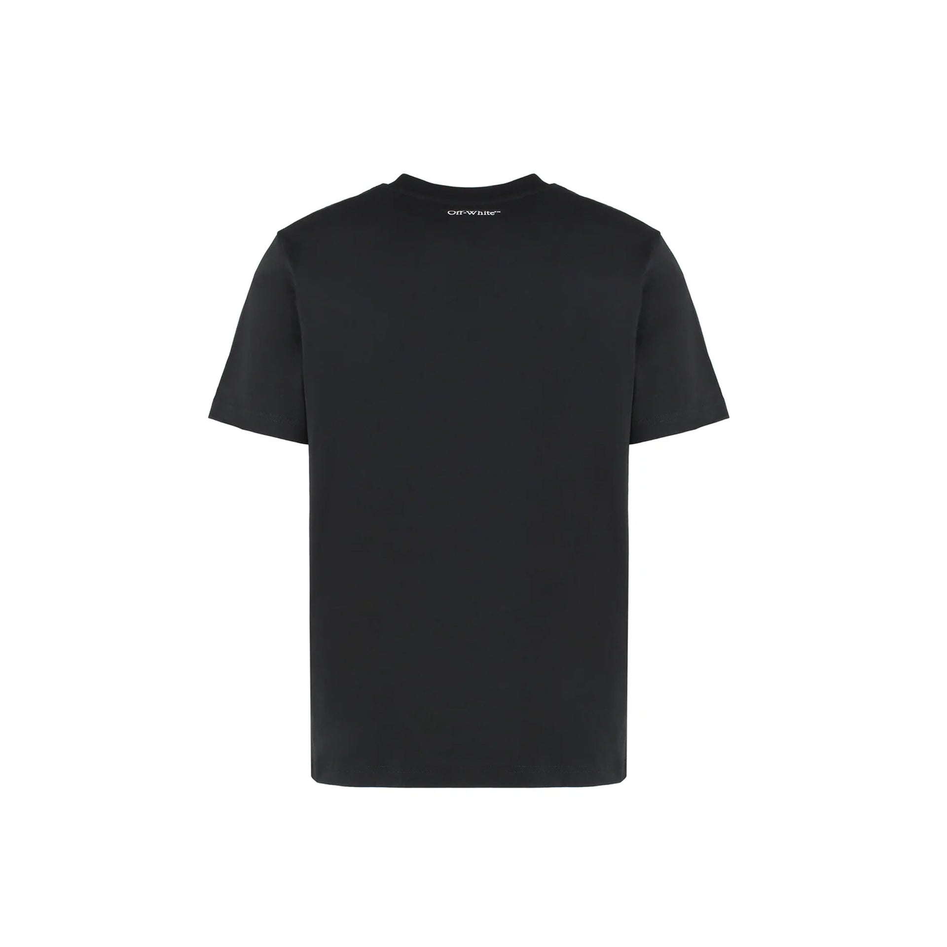 Off-White Logo T-Shirt Black Cotton