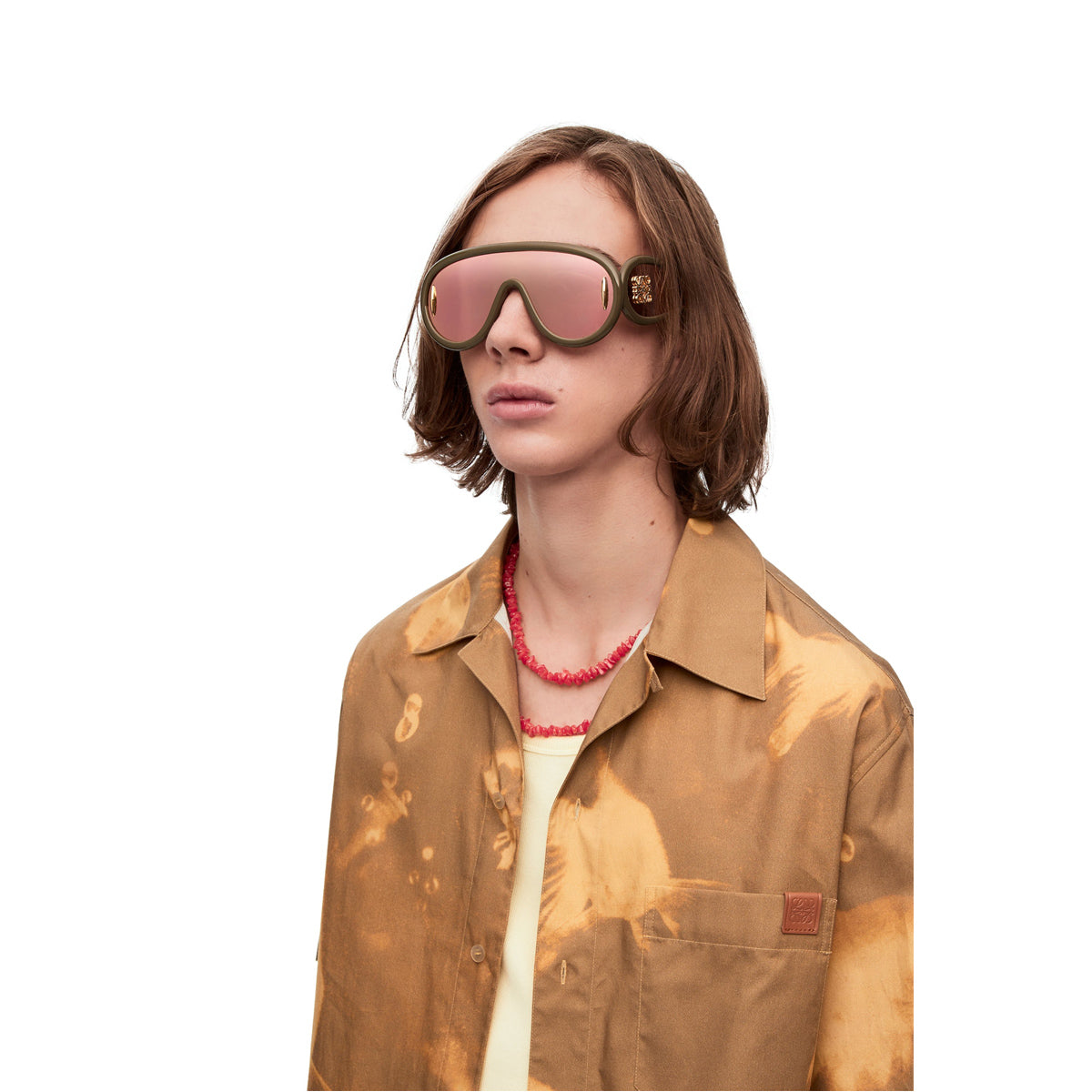 LW40108I 96C Verde Acetate Occhiali Sole