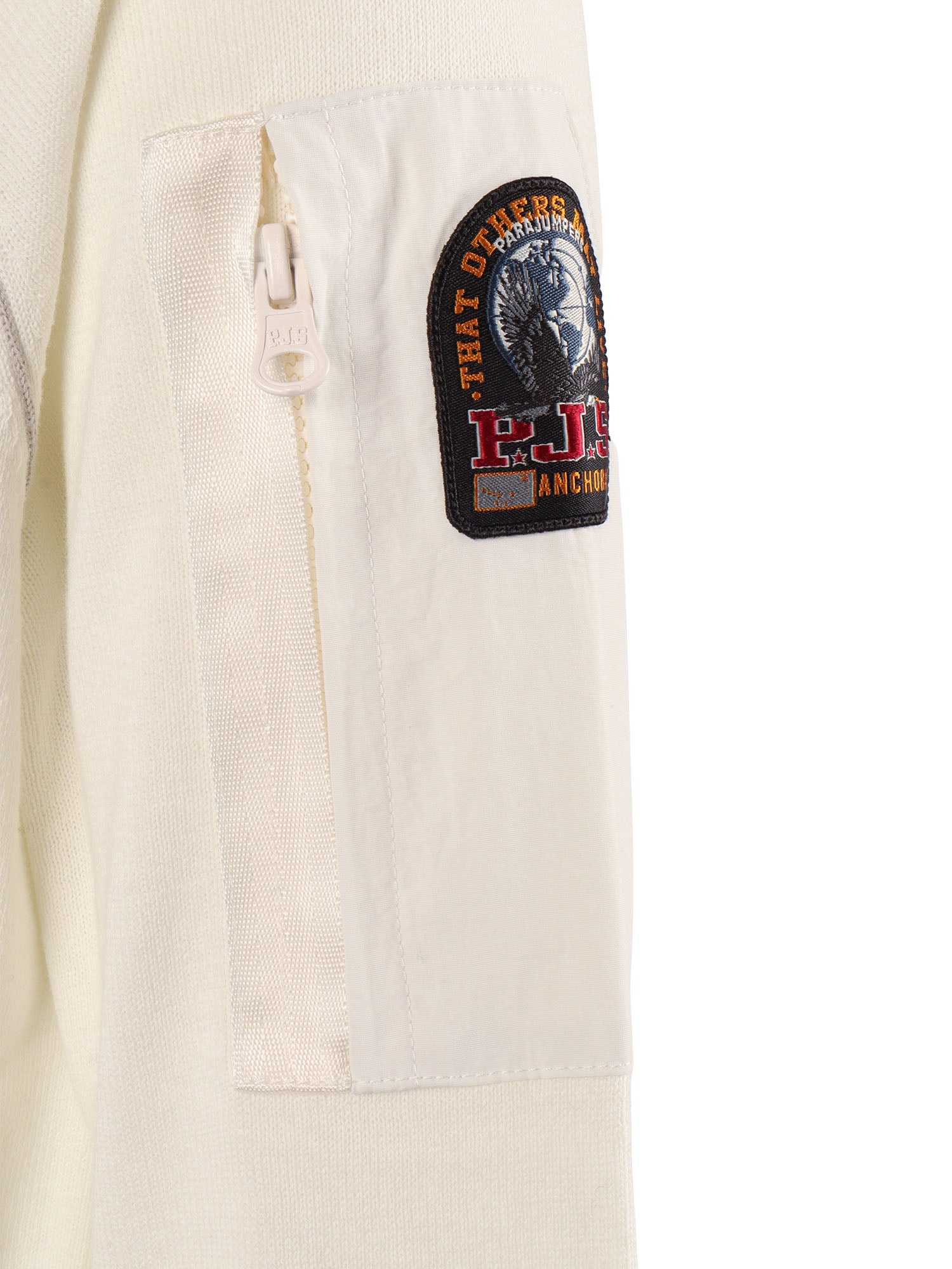 BARR - MAN CREW NECK SWEATER White Cotton Shell 2 Polyamide Polo Shirt