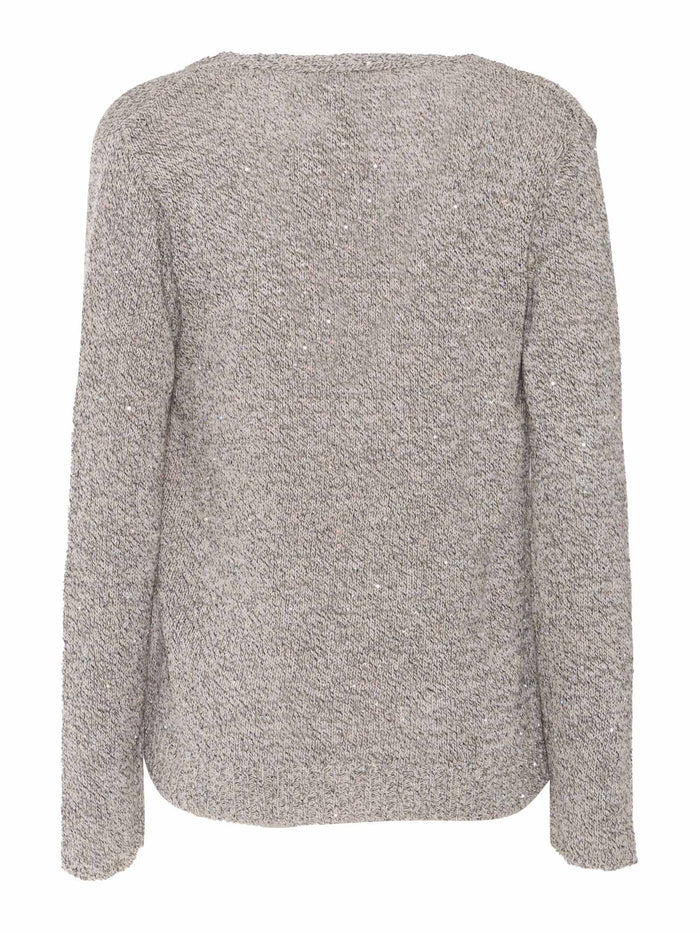 SEQUINS JACKET Beige