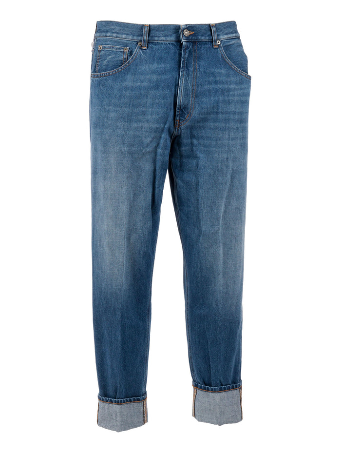 PACO PANTS Blue Cotton Jean