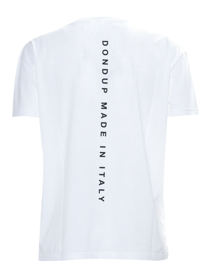 T-SHIRT White Cotton Short Sleeves