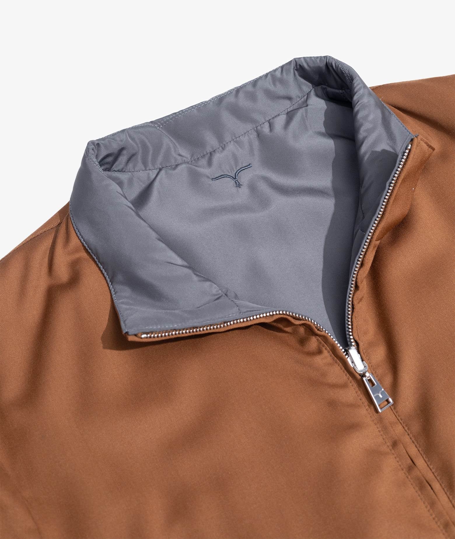 Reversible Wool Jacket Lightgray Sportswear (no Padding)