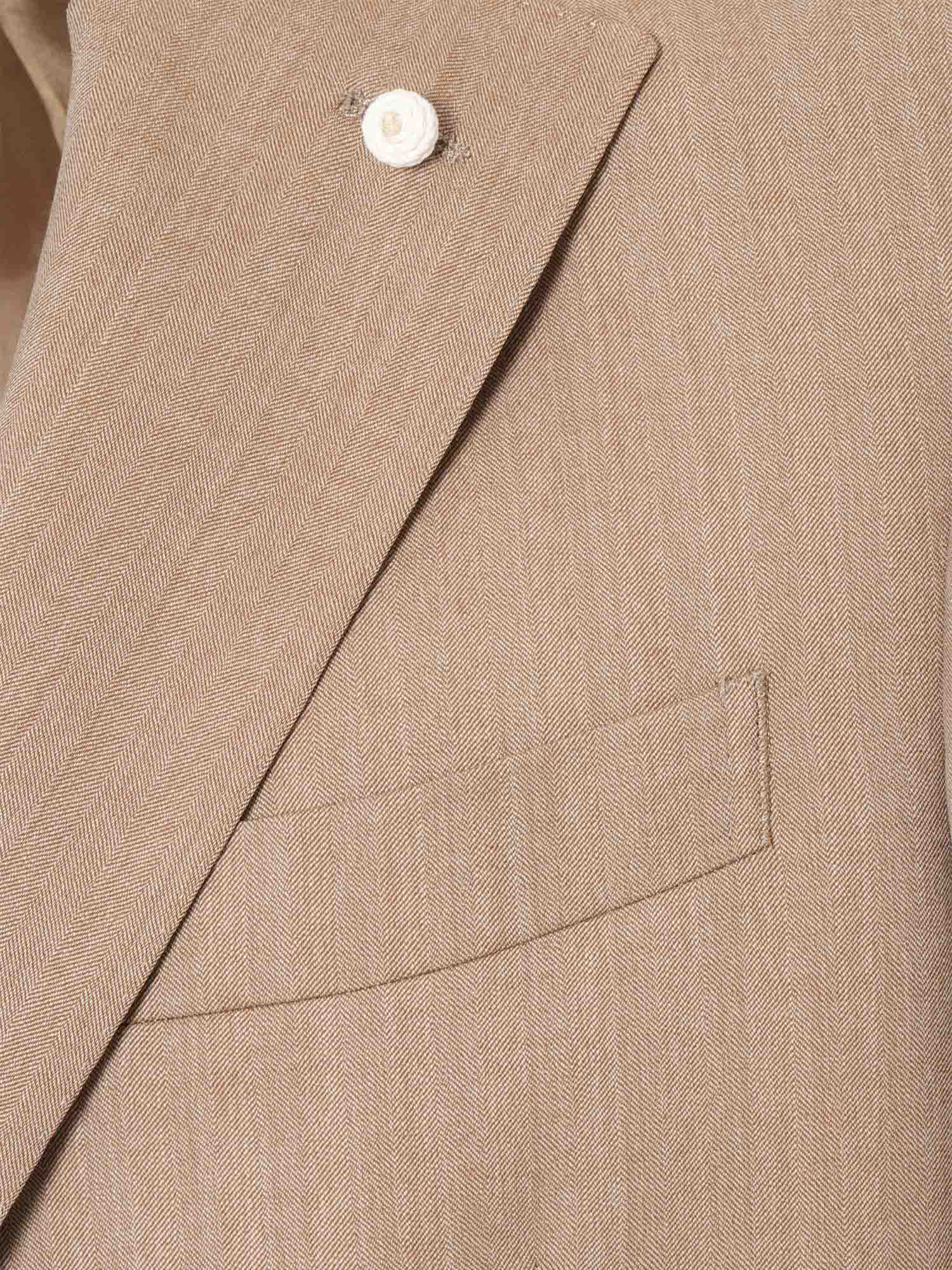 Brown mens suit Virgin Wool Dress